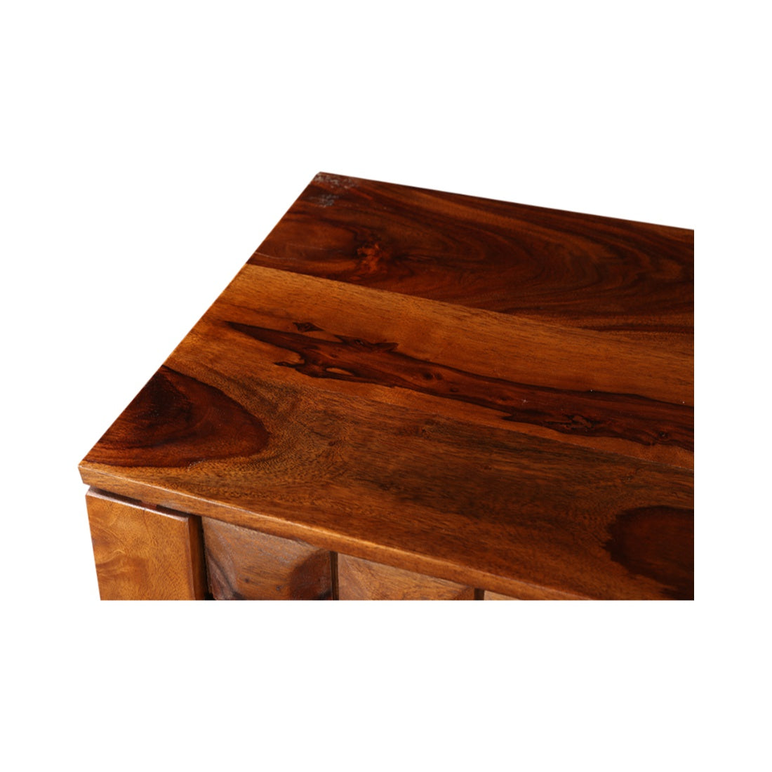 Woodrow Sheesham Wood(Rosewood) Dining Bench for 6 Seater in Honey Colour