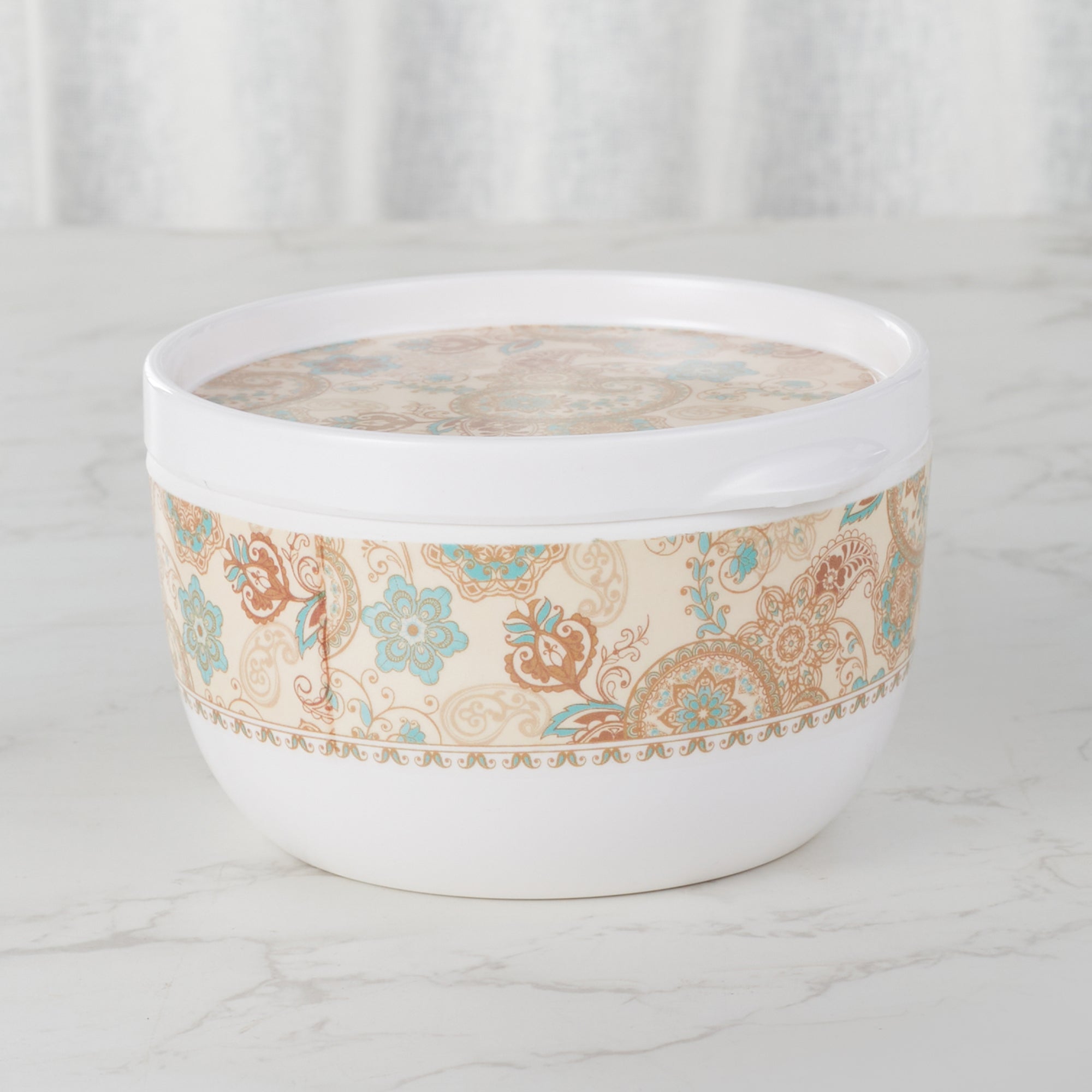 Badami Melamine AirTight Jar Set Of 2 in Multi Colour