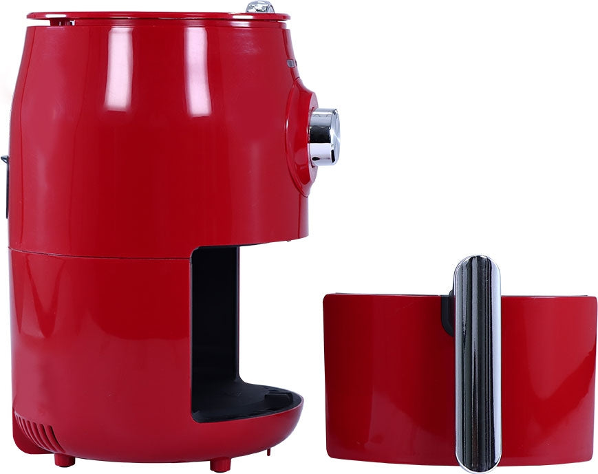 Crimson Edge Non-Stick Compact Air Fryer 1.8Ltr 1000W in Red Colour by Wonderchef