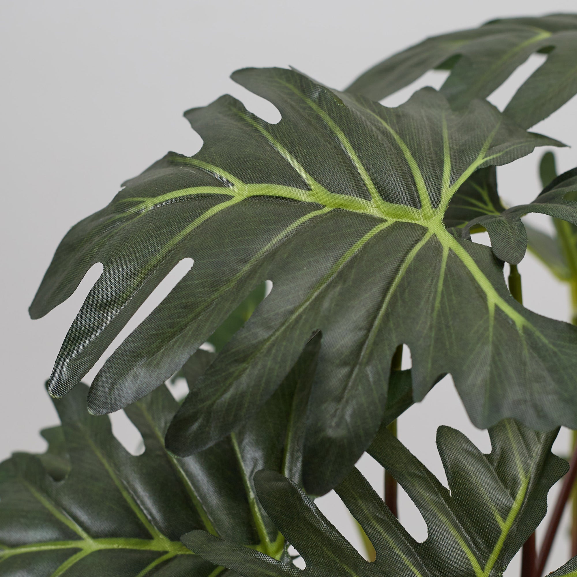 Ilana Faux Philodendron Ceramic Potted Plant 56 Cm in Green Colour