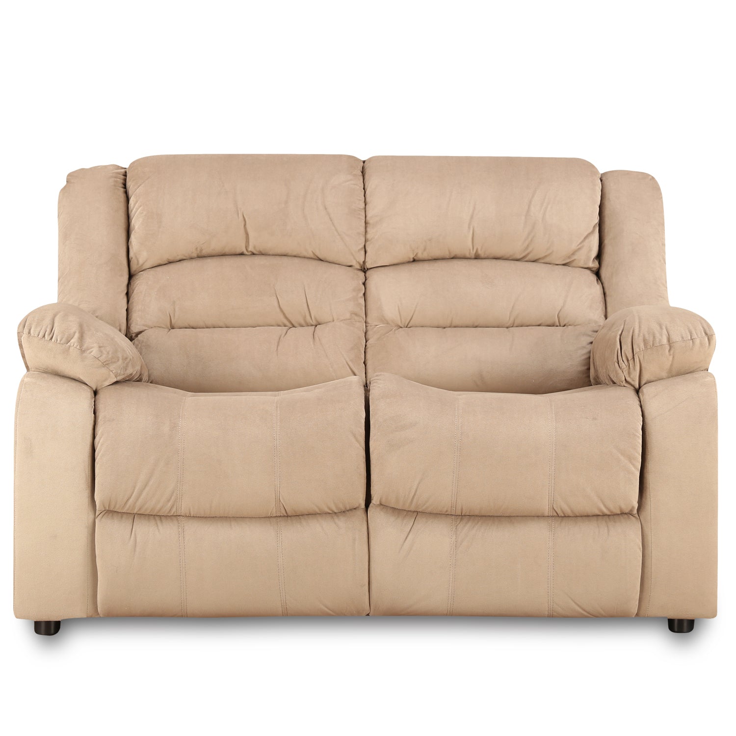Bradford Fabric Two Seater Sofa in Beige Colour