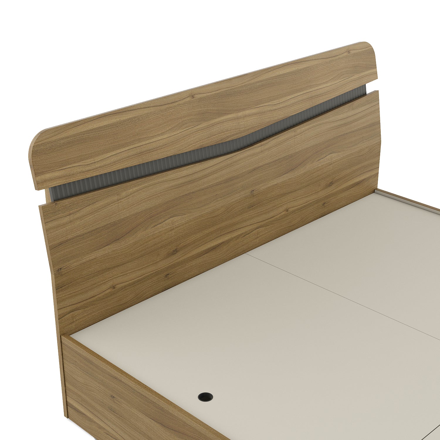 Paula King Engineer Wood King Bed With Box Storage