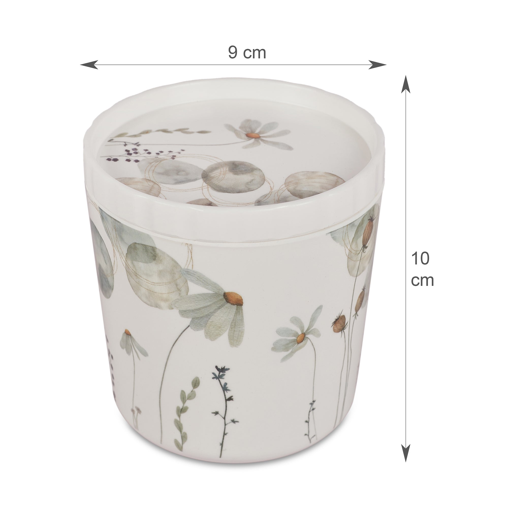 Zinnea Melamine Jar Set of 2 in Multi Colour by Servewell