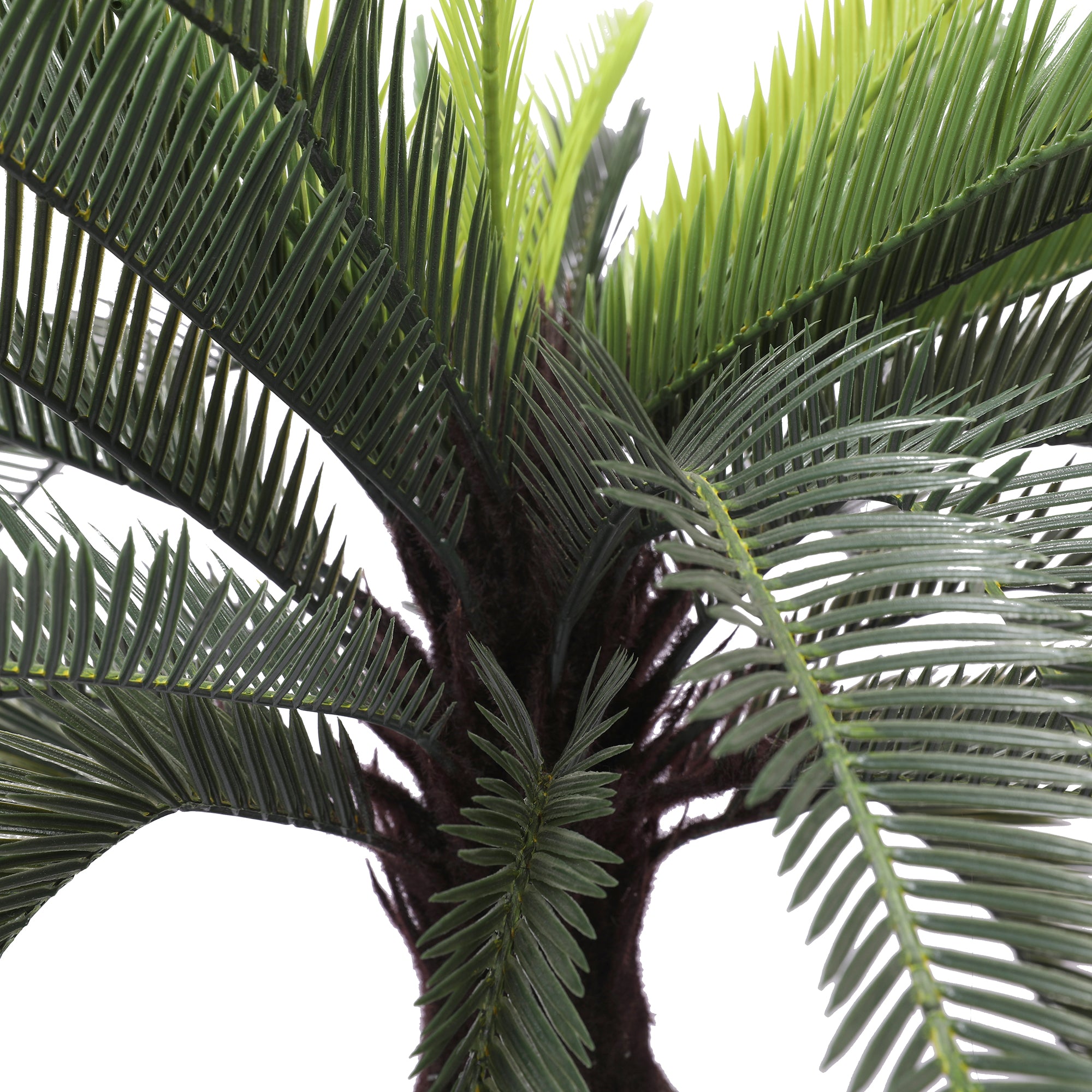 Blume Artificial Potted Plant Cycas Palm 85cm in Green Colour By Living Essence