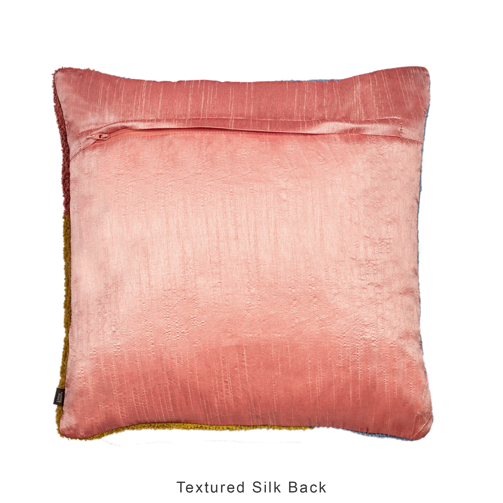 Pop Modern  Text Crewel Embroidered Cushion Cover 40x40 Cm in Multi Colour