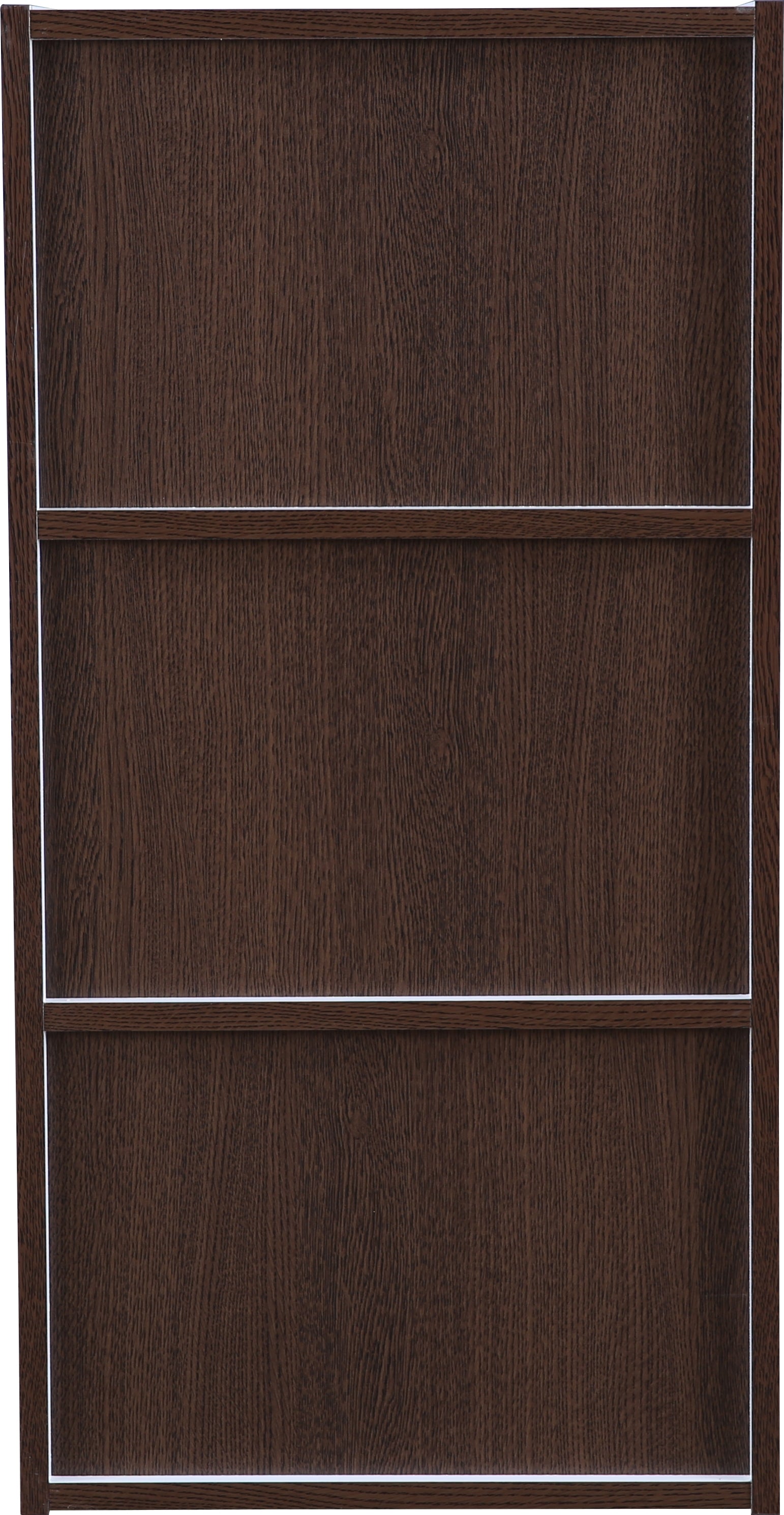 Mezzola Engineered Wood 3 Tier Bookshelf Small in Wenge Colour