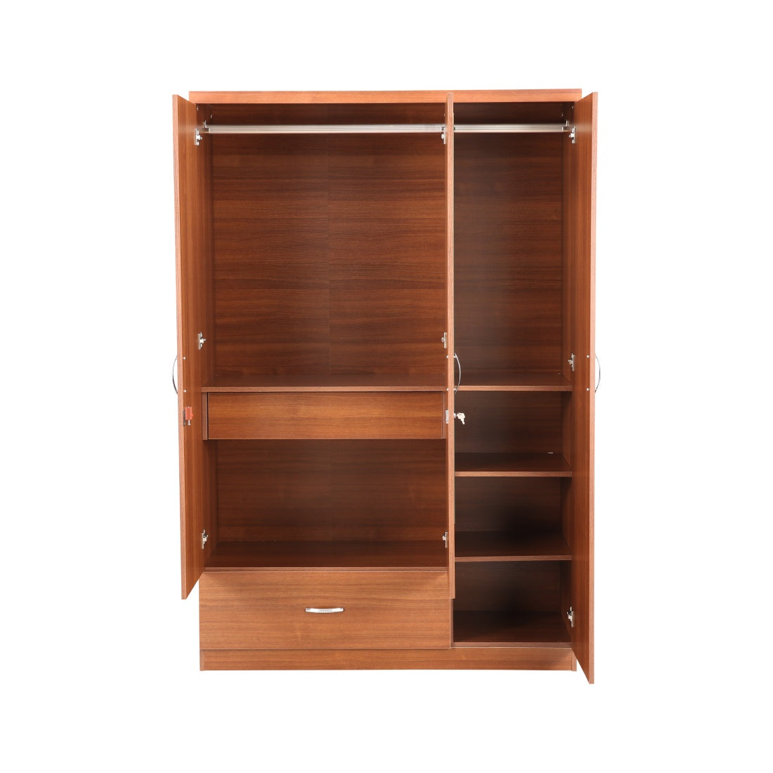 Ultima 3 door wardrobe in Walnut Colour