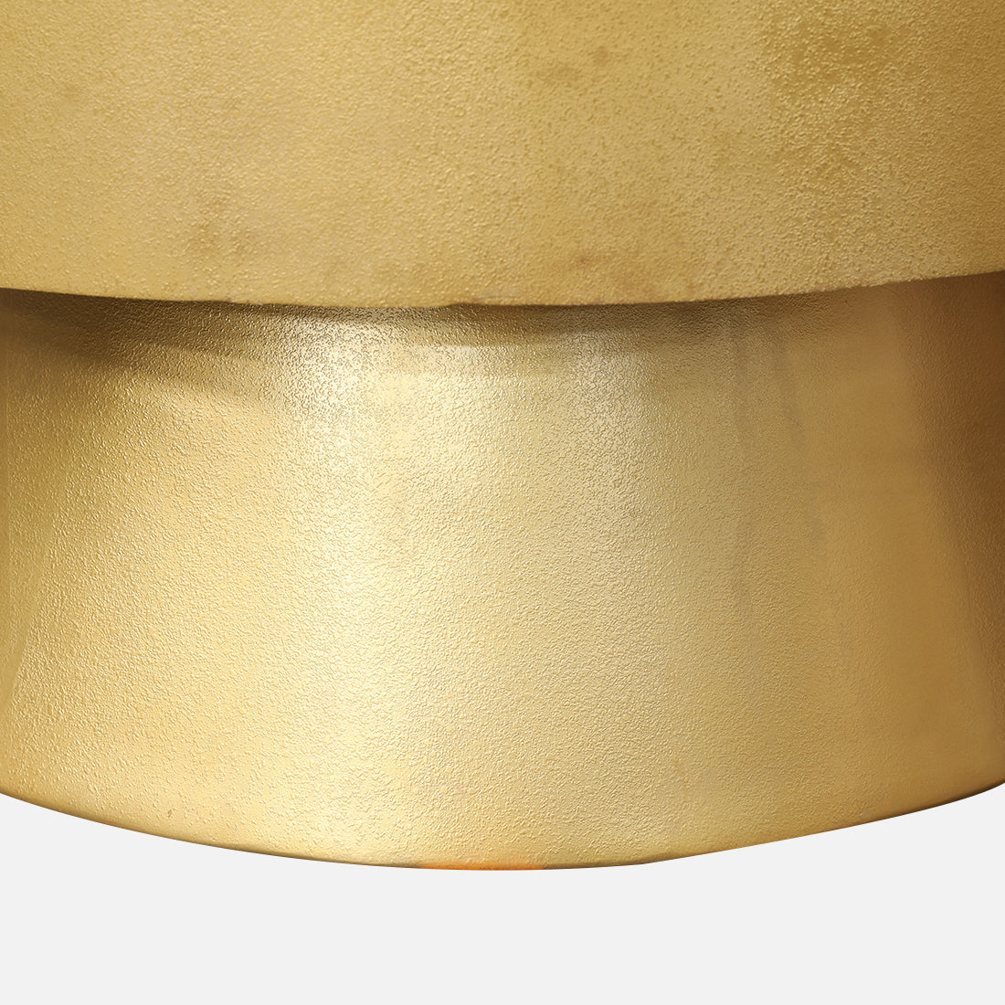 Joanna Marble & Iron Center Table in White & Gold Colour