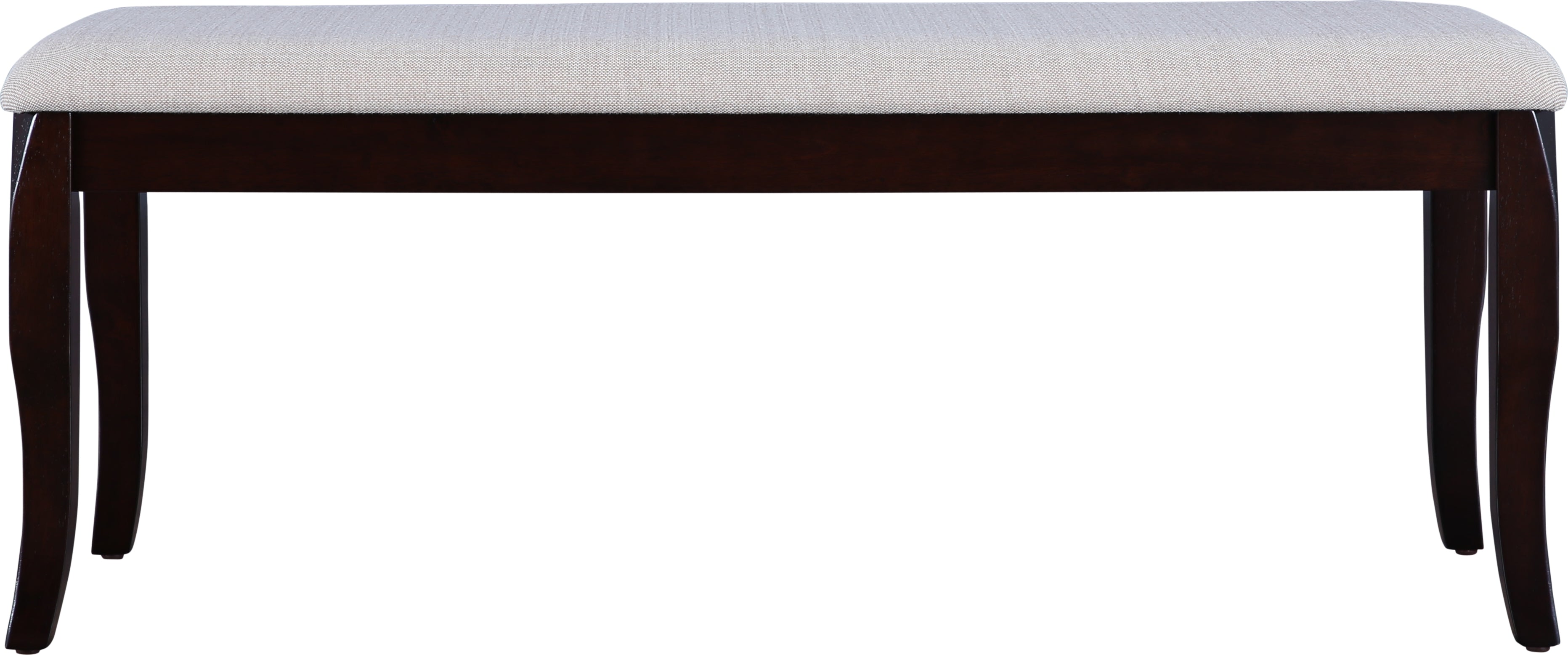 Cardiff Solidwood 6 Seater Dining Set with Bench in Expresso Colour