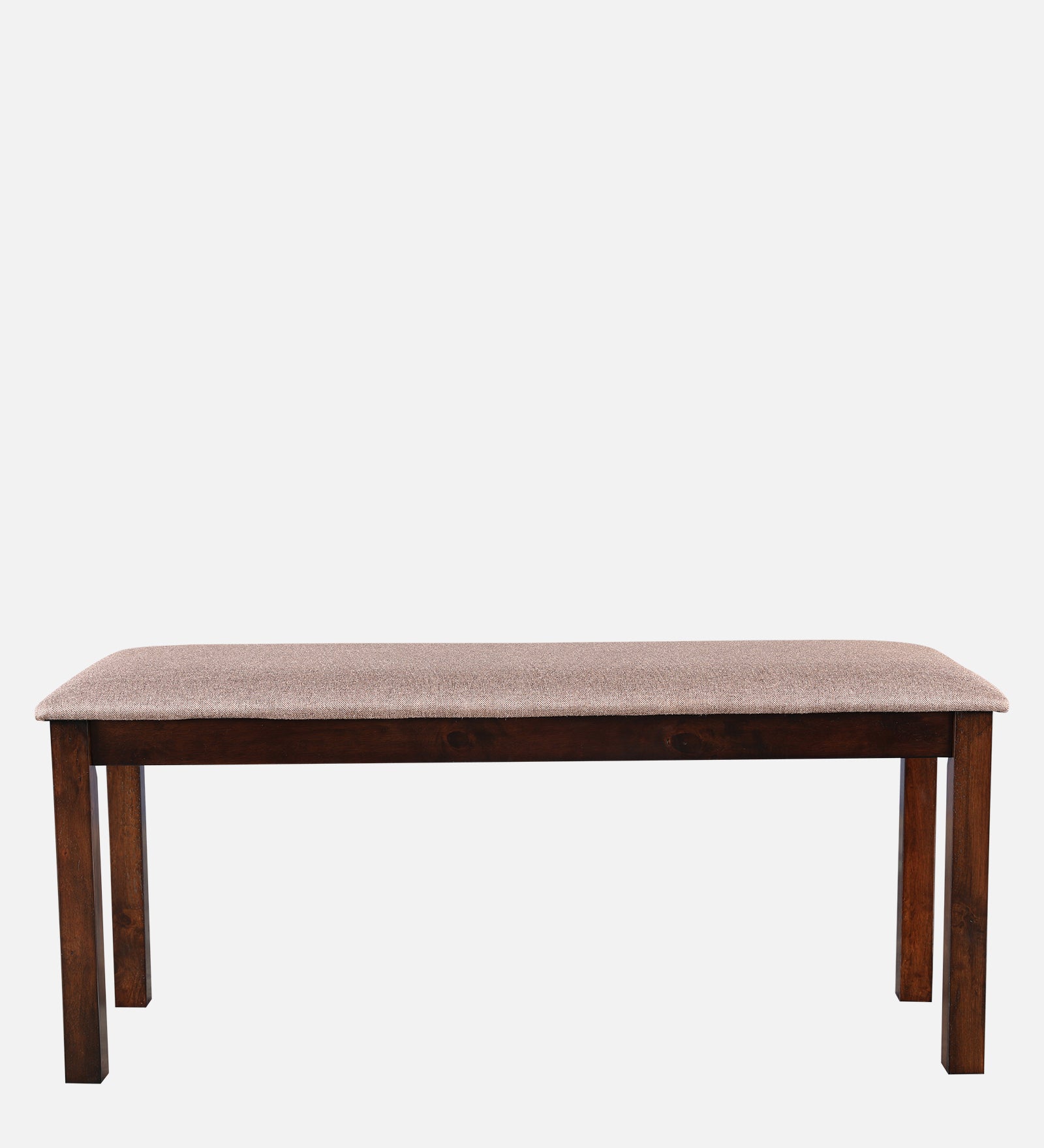Aravali Rubberwood Six Seater Dining Set With Bench in Antique Cherry Colour