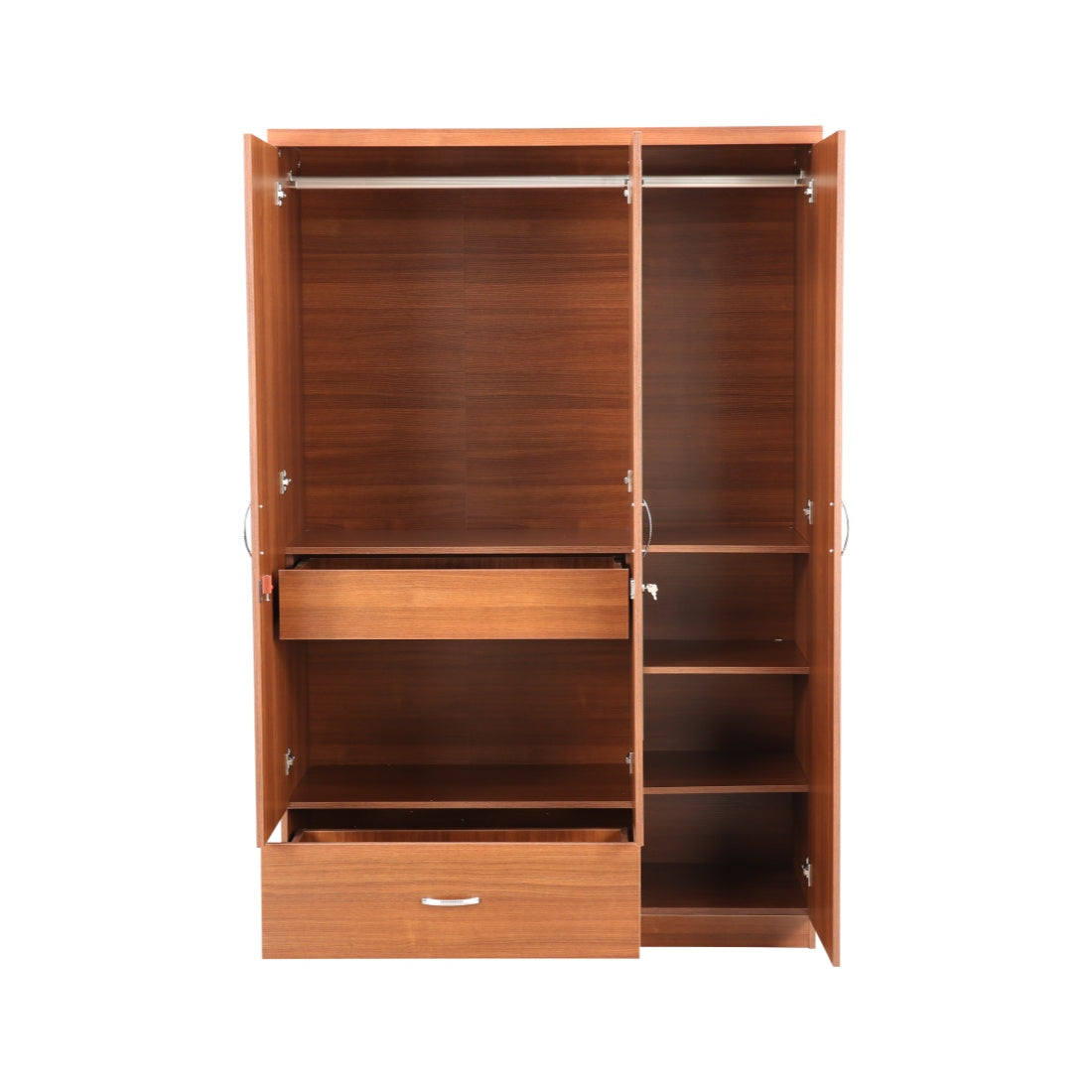 Ultima 3 door wardrobe in Walnut Colour