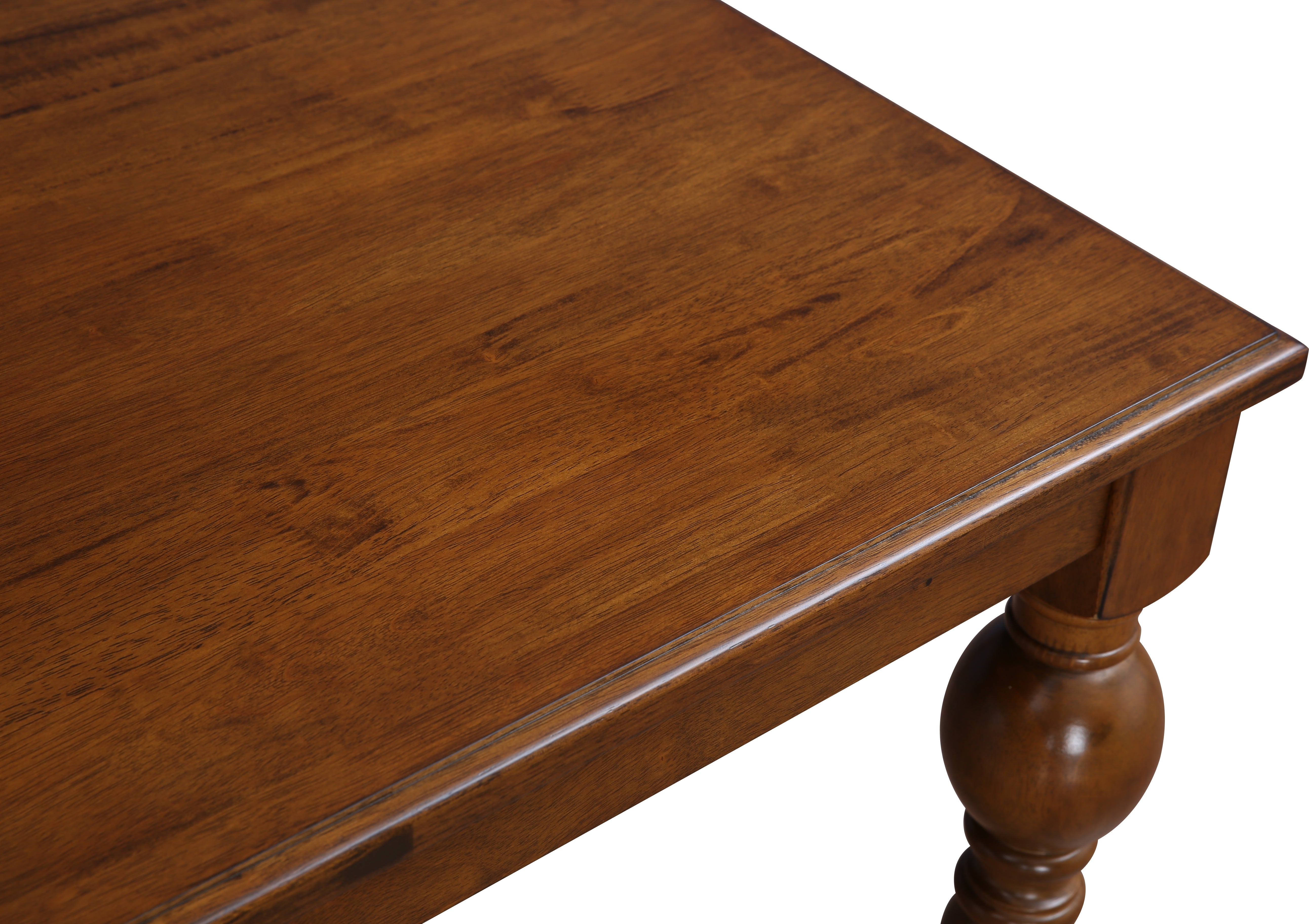 Tobago Solidwood 6 Seater Dining Table in Antique Walnut Colour