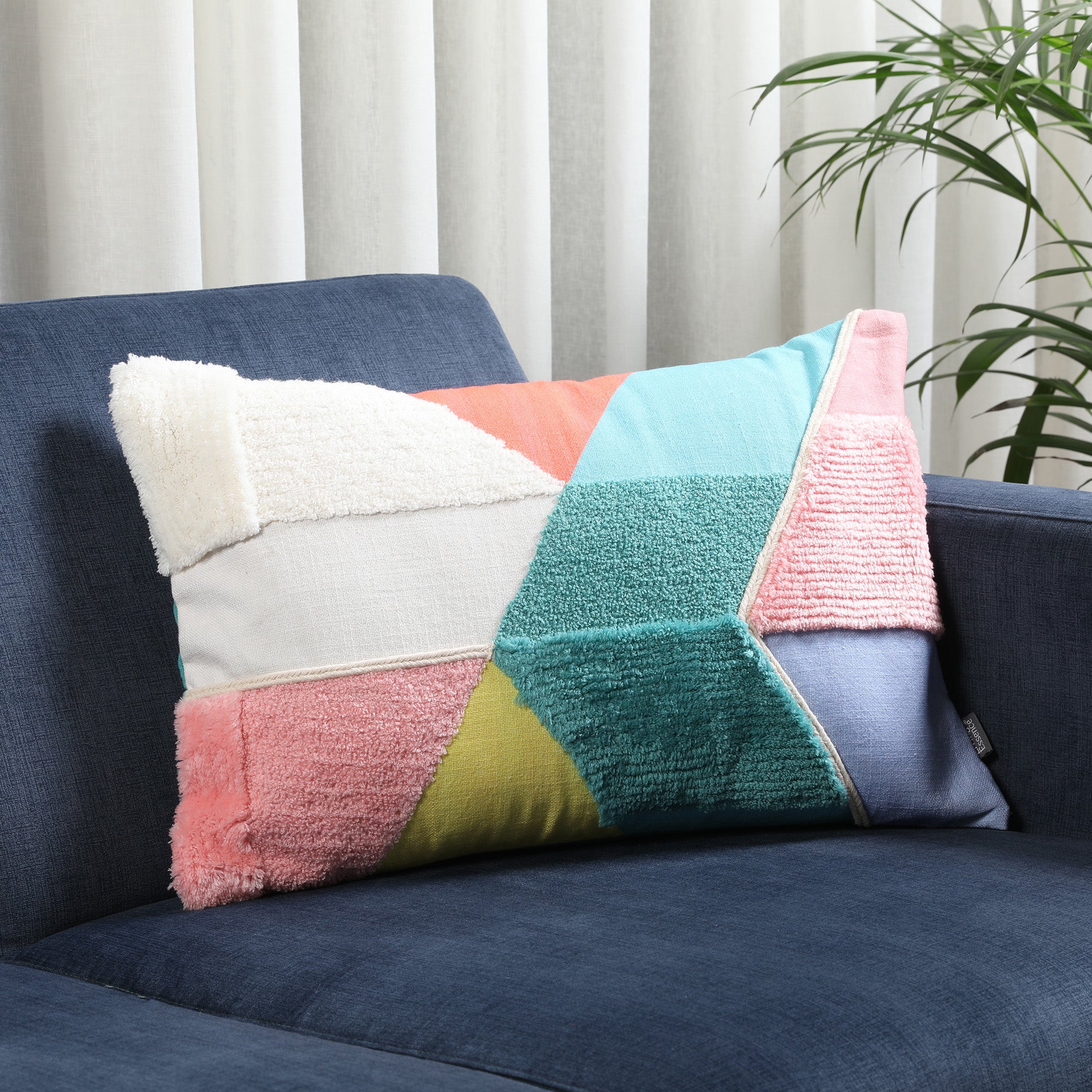 Pop Modern Cotton Cushion Cover 35x50 cm in Multi Colour