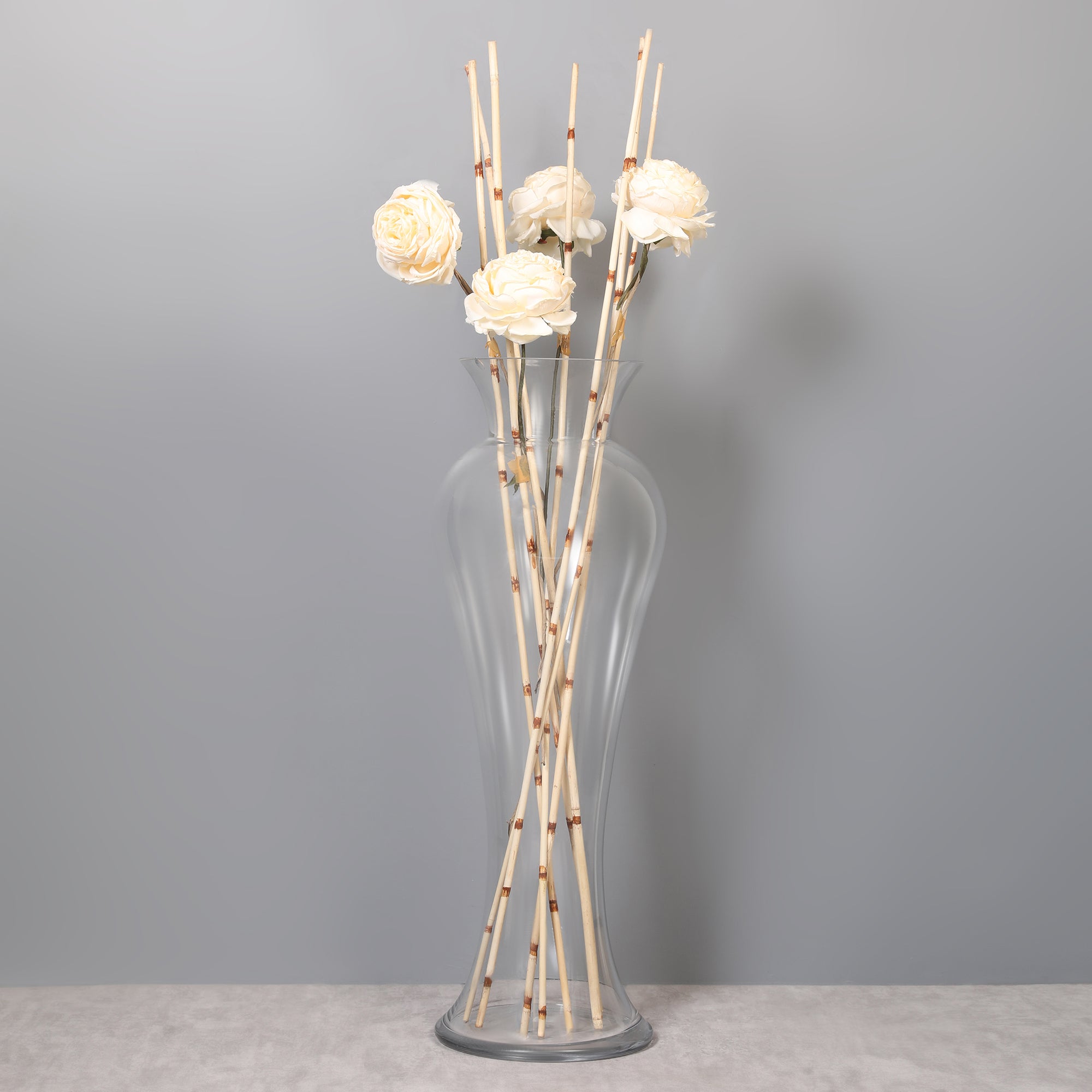 EDEL CLASSIC URN SHAPED CLEAR GLASS VASE LARGE SIZED BY LIVING ESSENCE