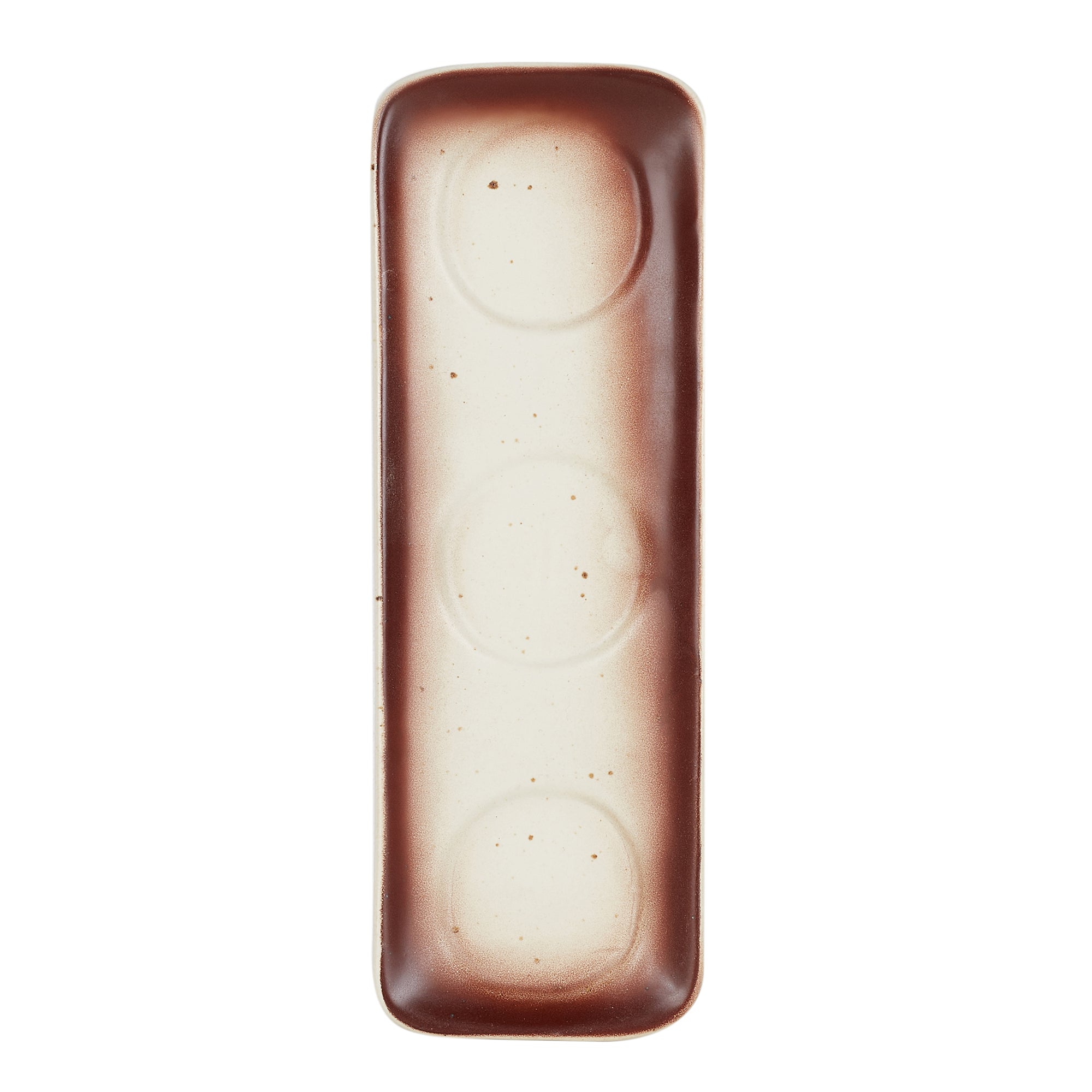 Beautiful Kitchen Studio Pottery Stoneware Condiment/Pickle Set of 3 in Beige Colour