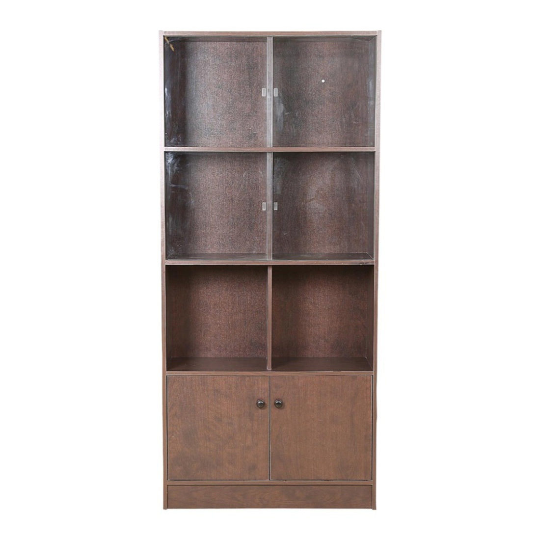 Lara Engineered Wood Large Book Shelf in Wenge Colour