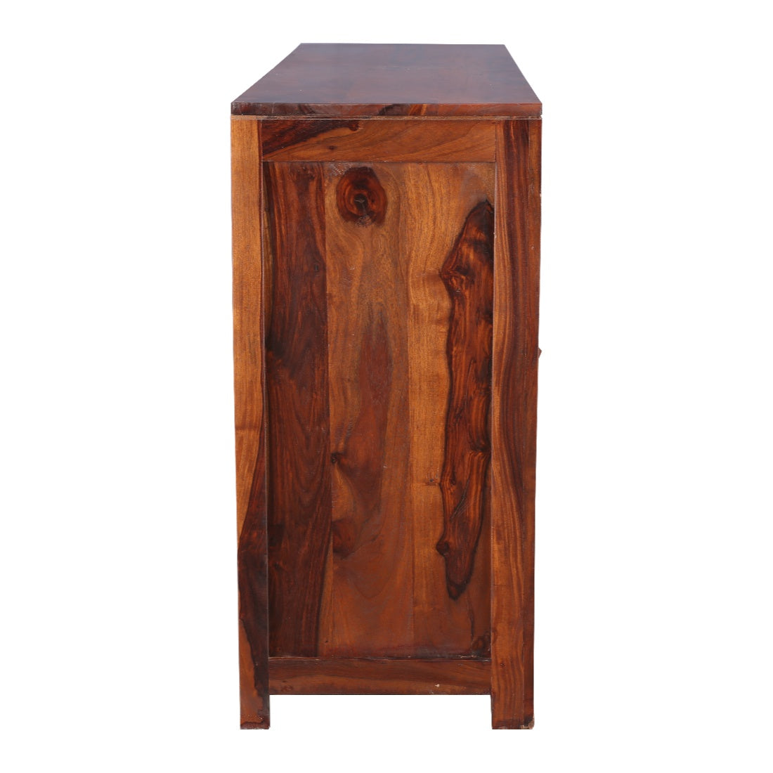Woodrow Sheesham Wood(Rosewood) Storage Sideboard in Honey Colour
