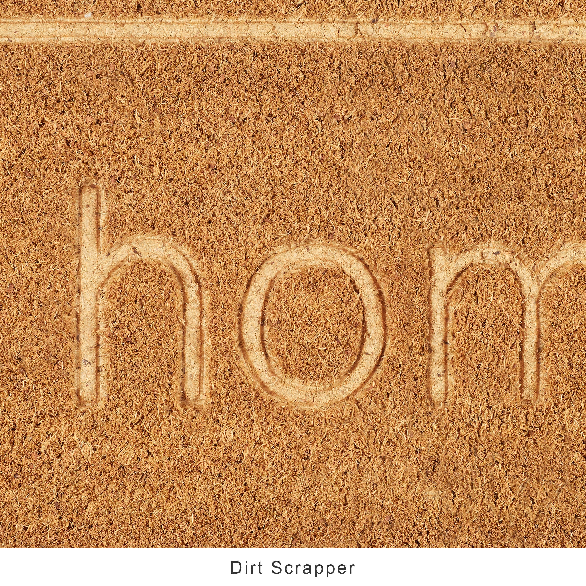 Natura  Home Embossed Coir Doormat 45x75 CM in Natural Colour