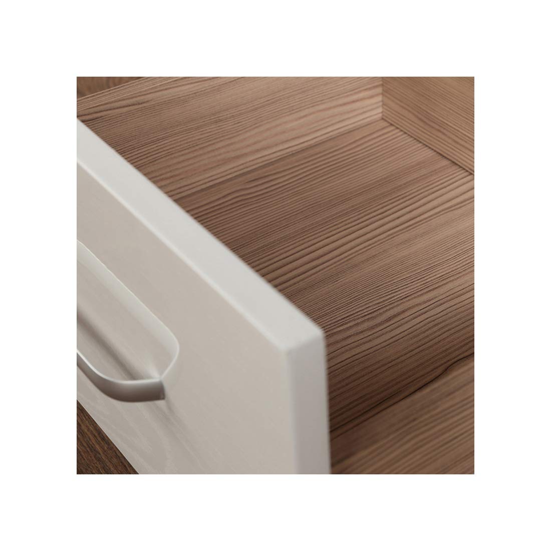 Ambra Engineered Wood Chest of Drawer in Oak Colour