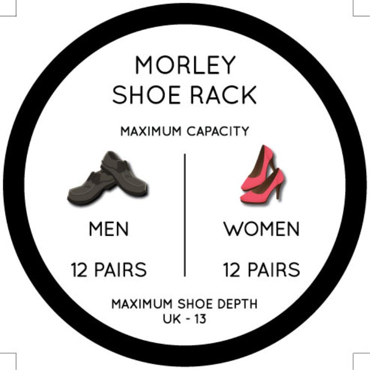 Morley Shoe Rack in Wenge Colour