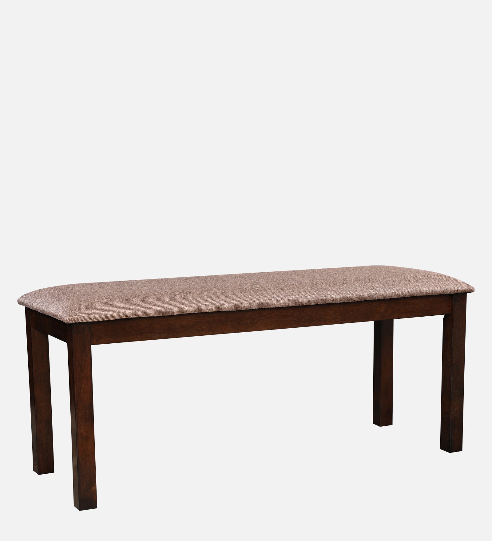 Aravali Rubberwood Six Seater Dining Set With Bench in Antique Cherry Colour