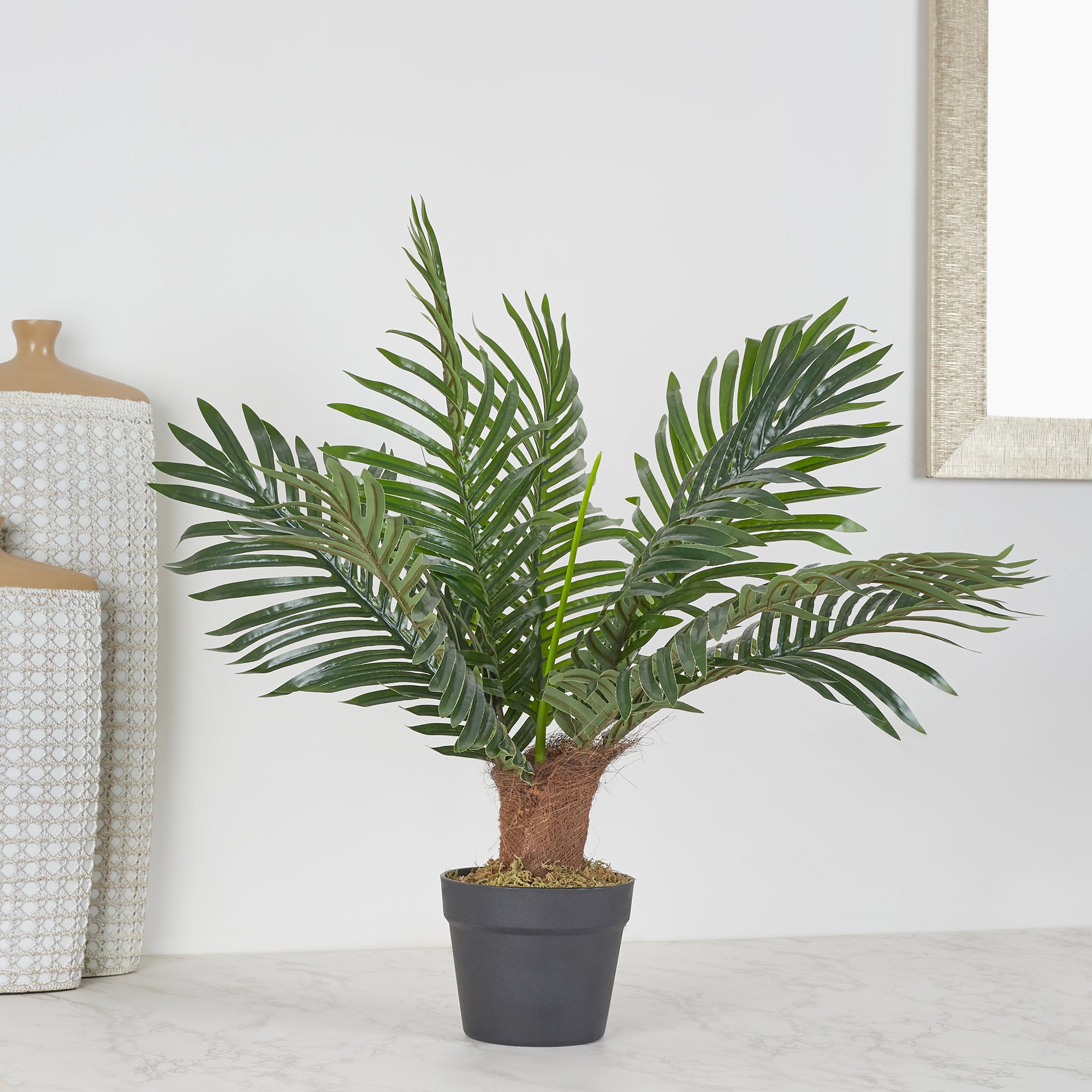 Ilana Artificial Palm Potted Tree 60Cm in Green Colour