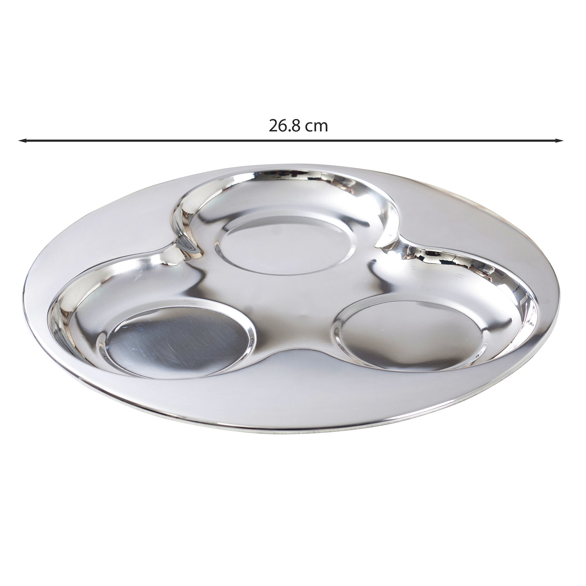 Sapphire Steel with Gold Finish Snack Bowl Set of 7 in Gold Colour