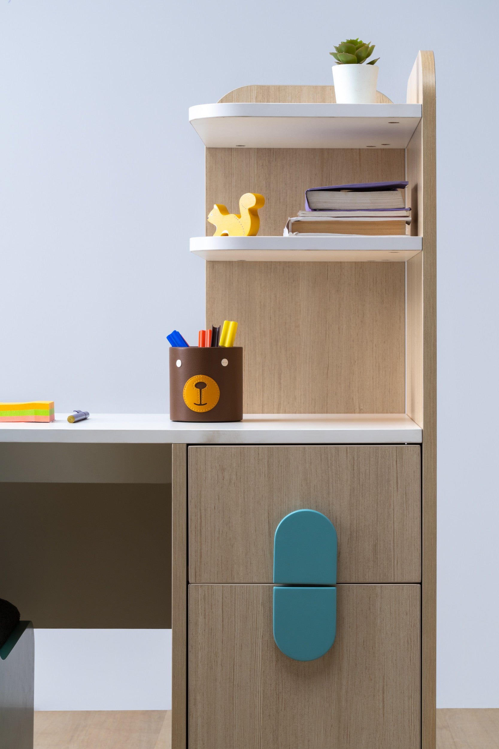 Infinity  Study Desk in Pearly White Colour