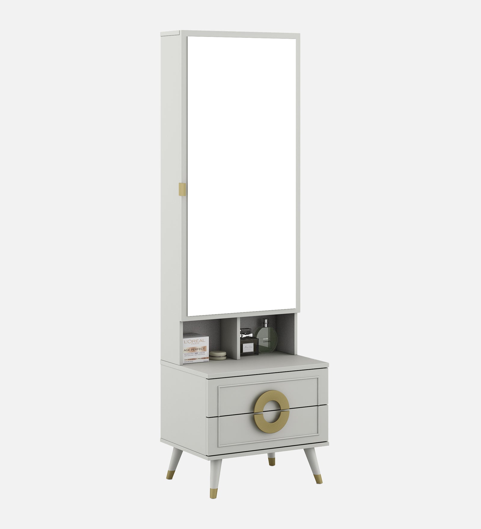 Akira Dressing Table in Pumic Grey Colour