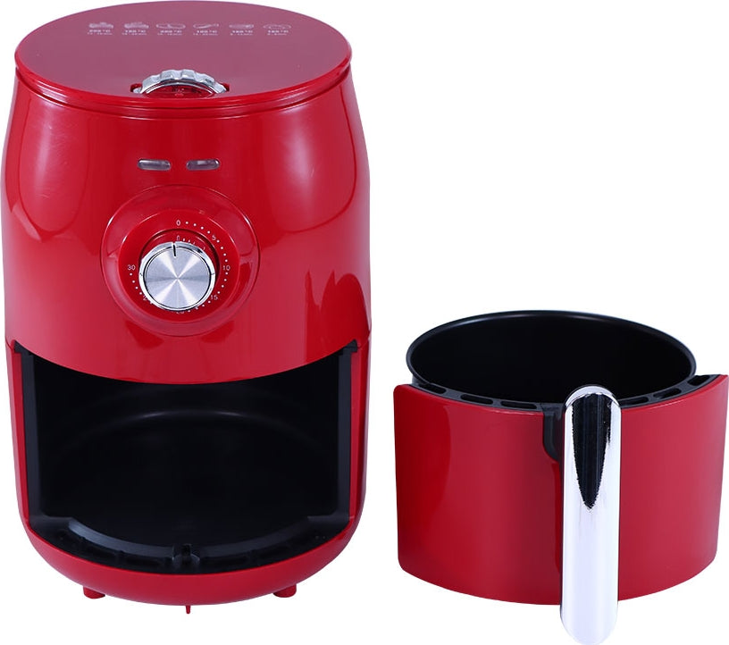 Crimson Edge Non-Stick Compact Air Fryer 1.8Ltr 1000W in Red Colour by Wonderchef