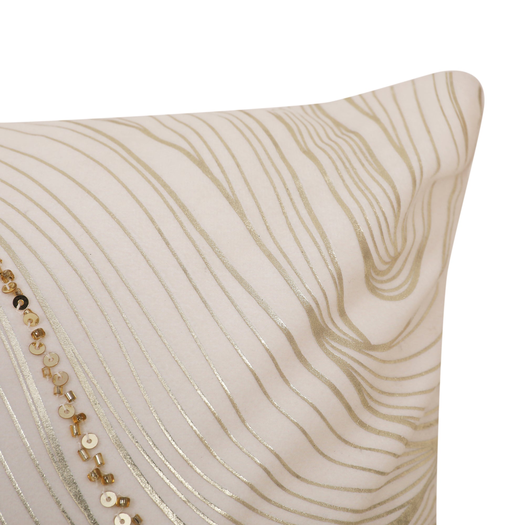 Swarna Cushion Cover White, 30x50cm