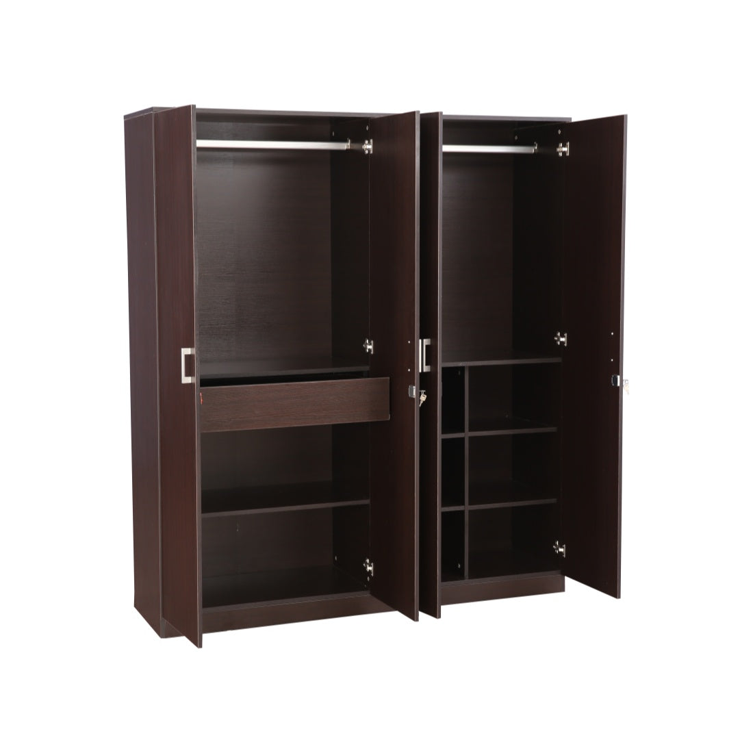 Prime 4 door wardrobe in Wenge Colour