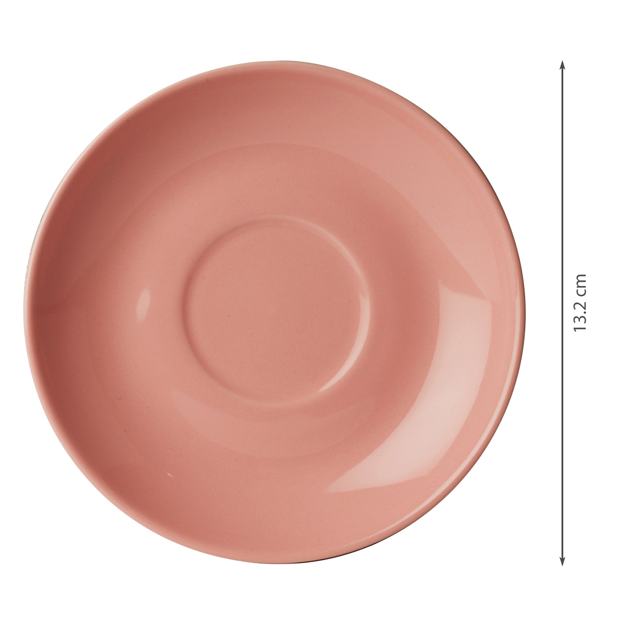 Emilia Ceramic Cup & Saucer Set Of 12 With Metal Stand in Blue & Pink Colour
