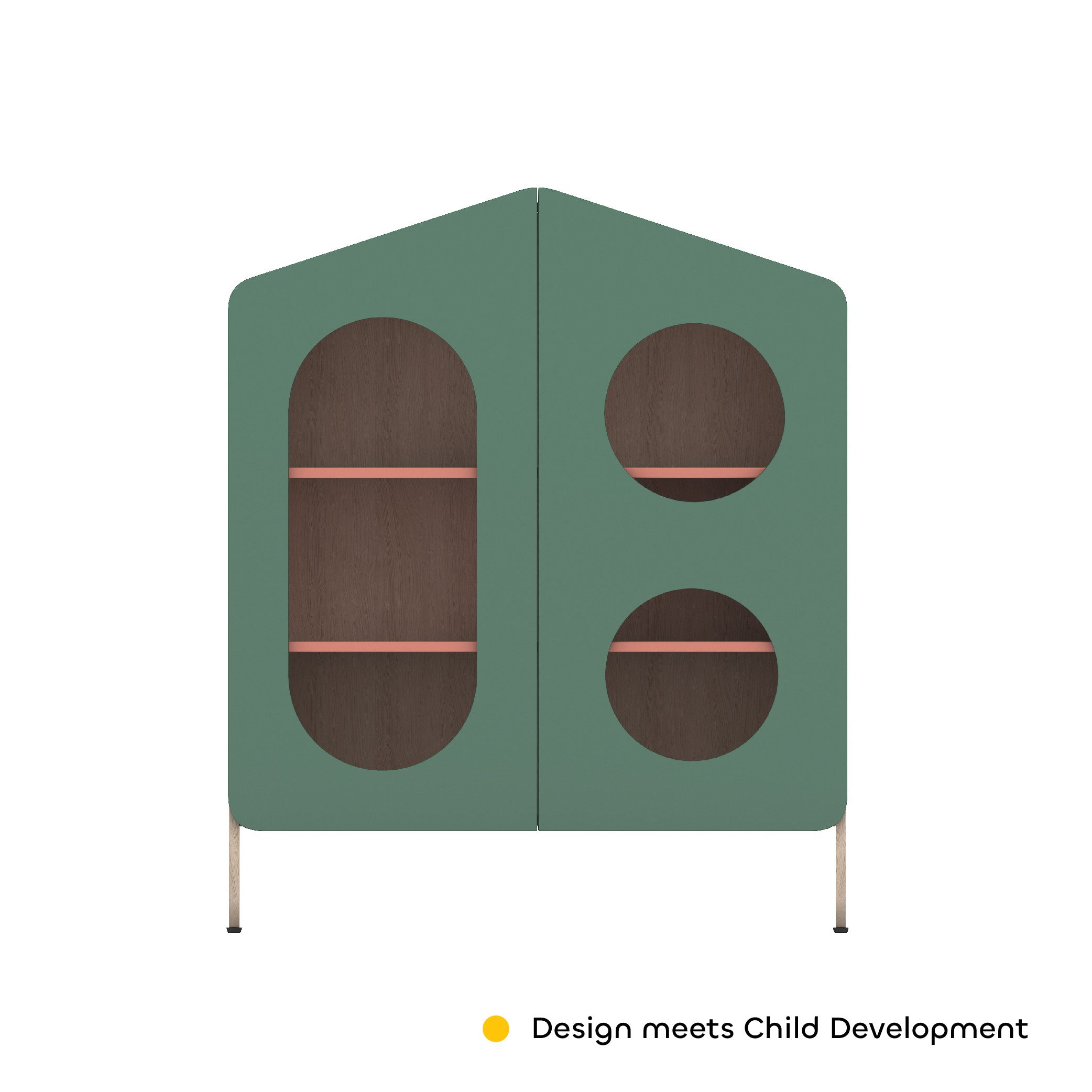 Magic Hut  Storage Cabinet in Lauren Green Colour