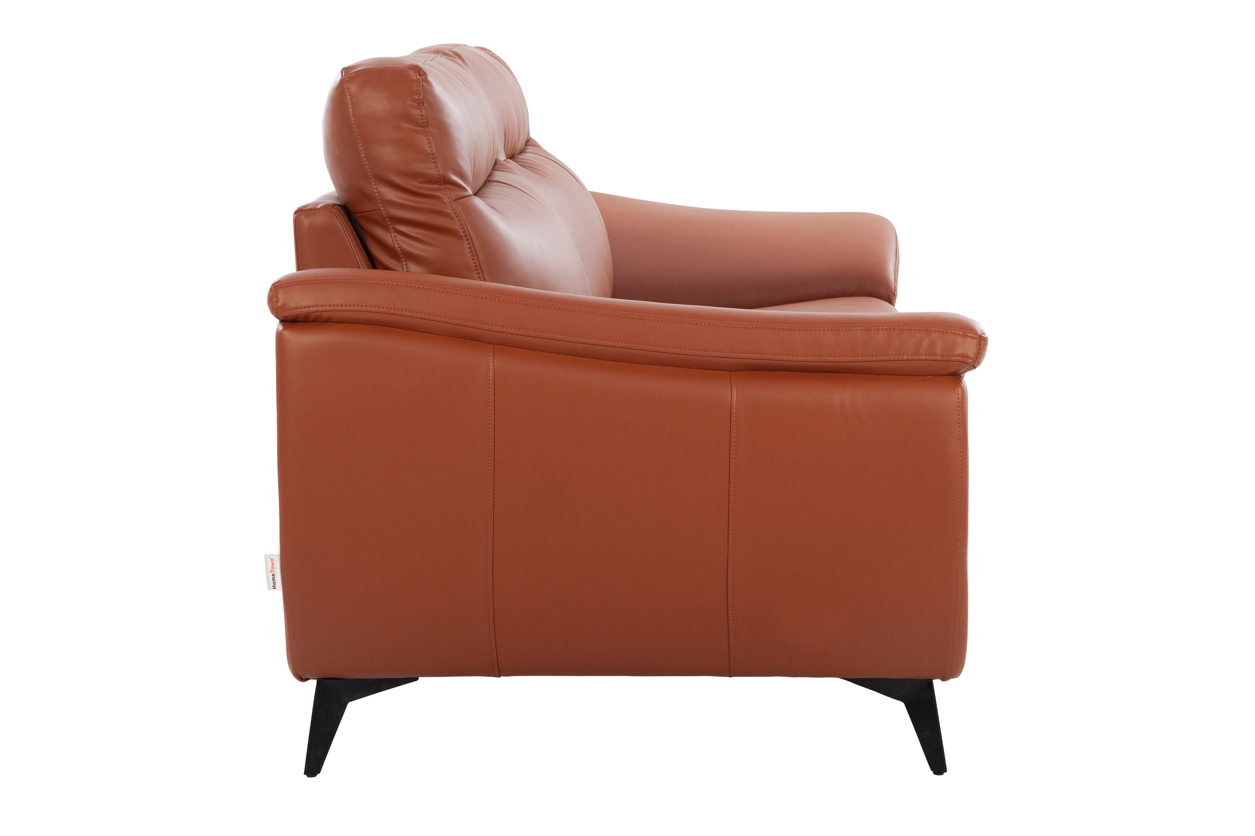 Genova Letherette 2 Seater Sofa in Tan Colour