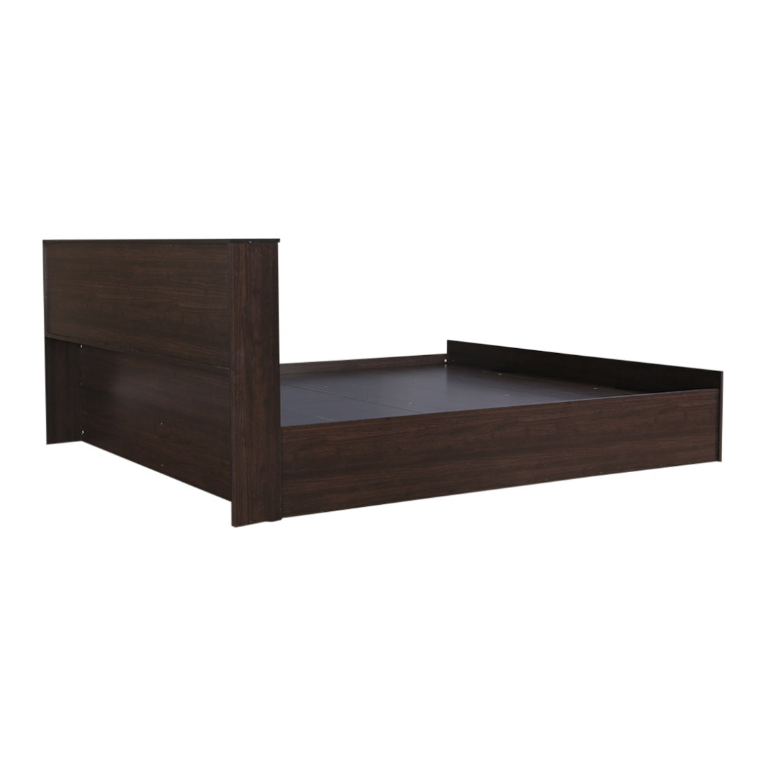 Bolton Queen bed with Hydraulic storage in Wenge Colour