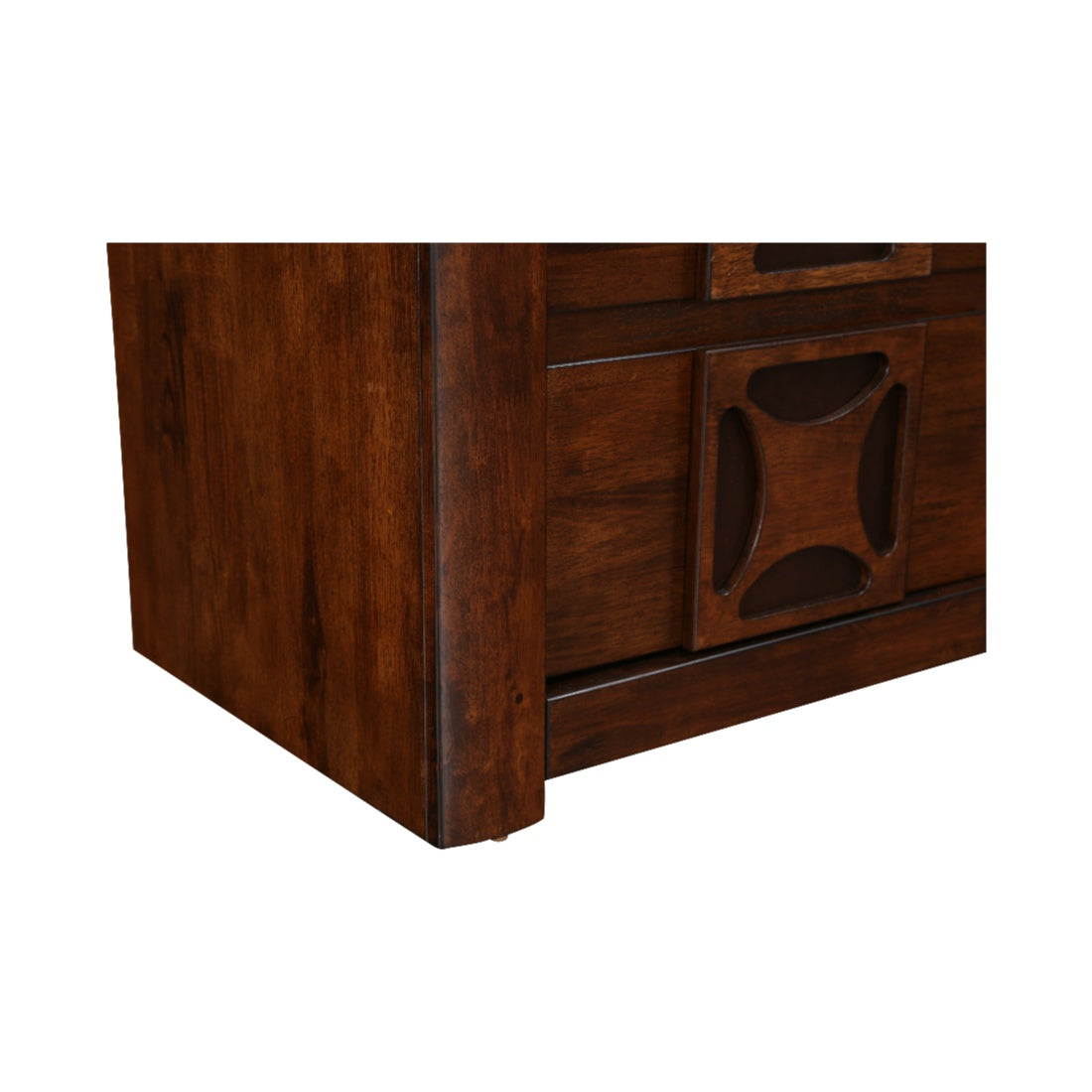 Casablanca Solidwood Night Stand in Walnut Colour