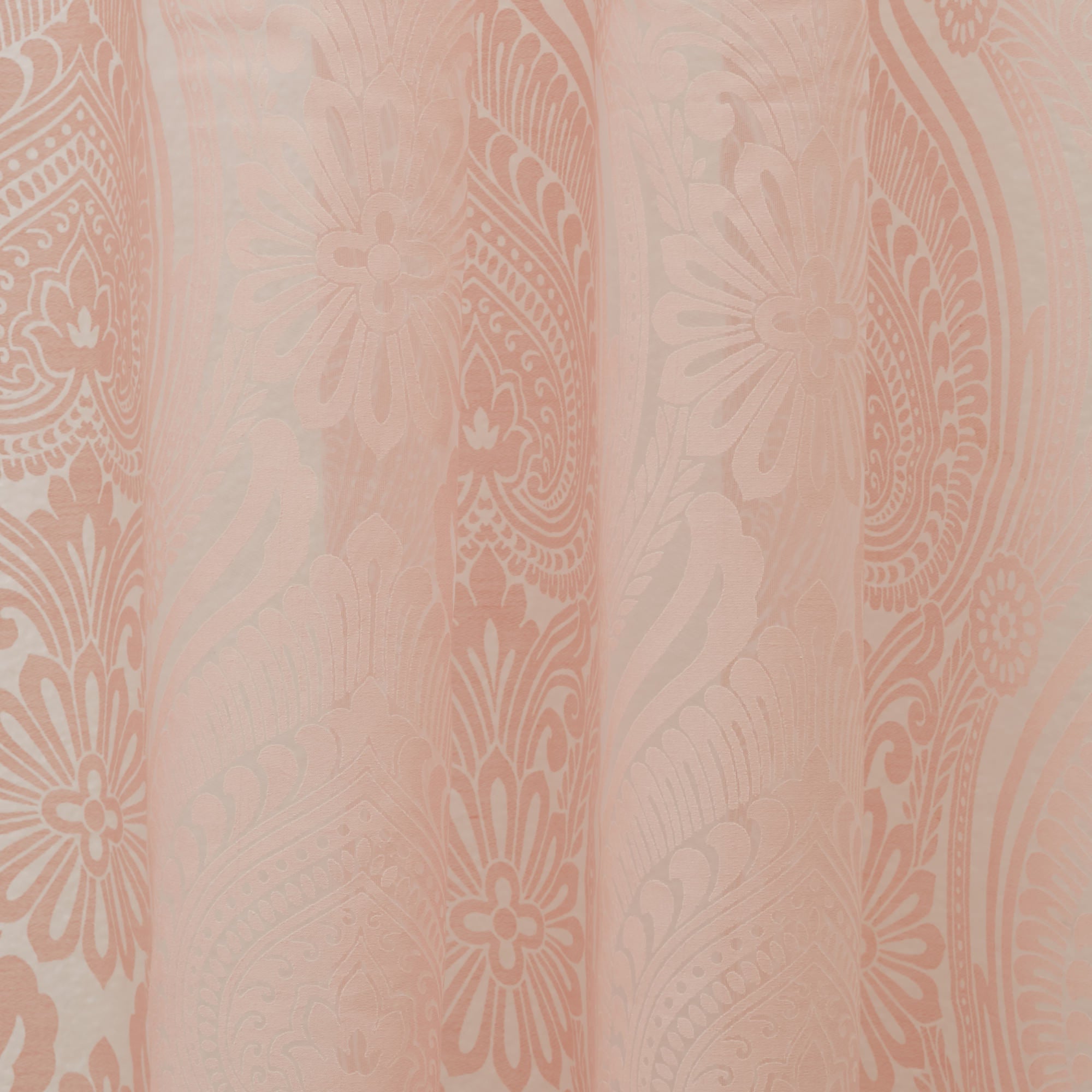 Amour Set of 2 Burnout Door Sheer Curtains 7 Feet in Blush pink Colour