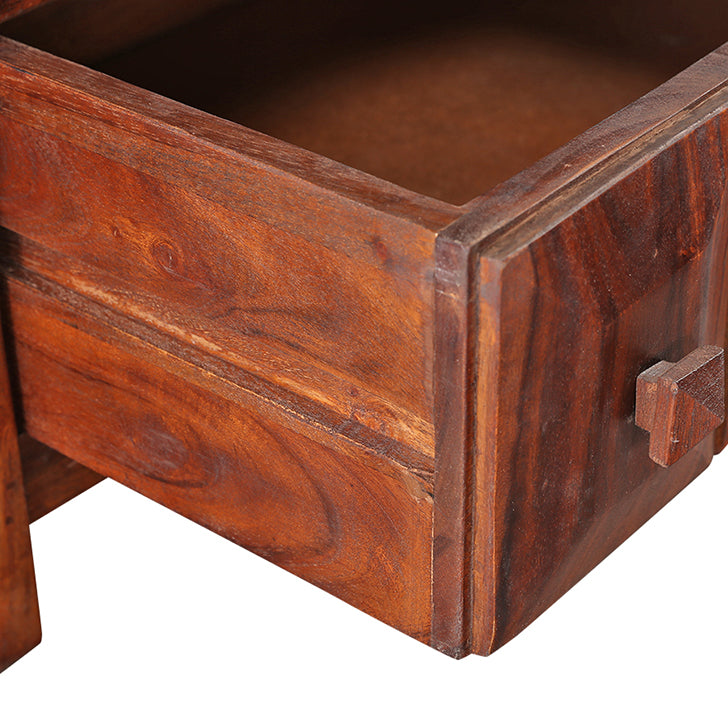 Woodrow Sheesham Wood(Rosewood) Center Table in Honey Colour