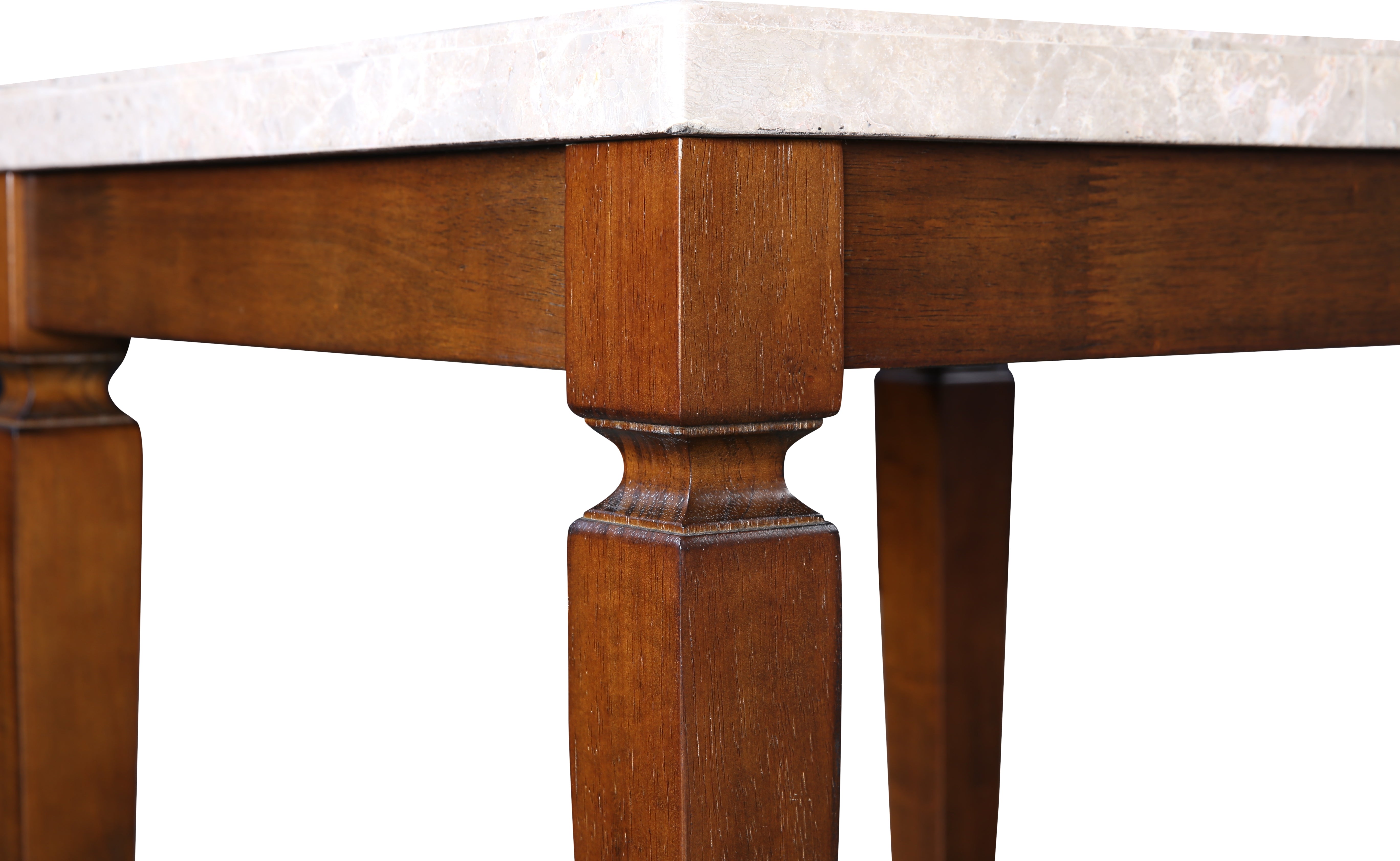 Bliss Marble Top Side Table in Beige Colour