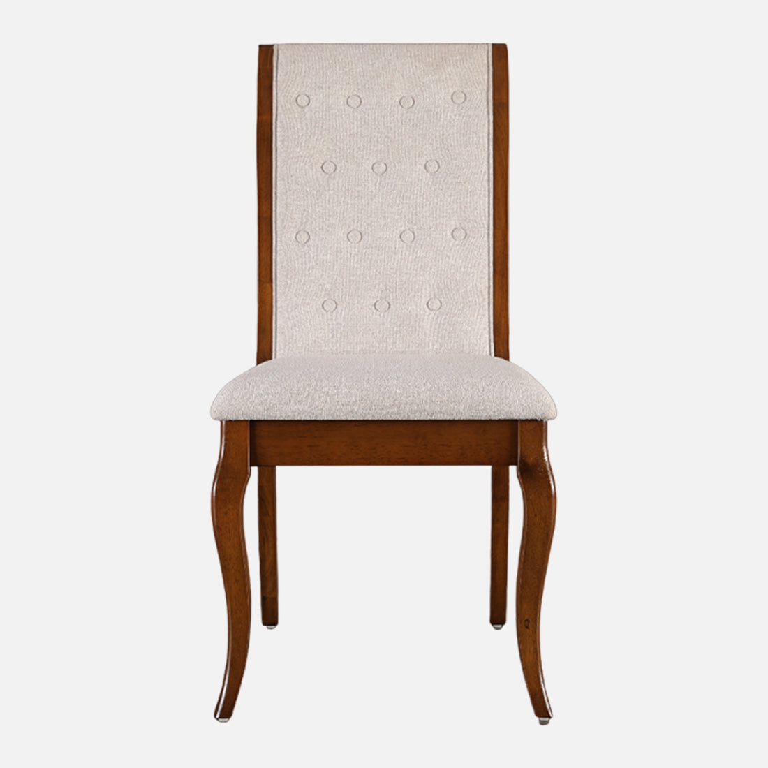 Florentine Solidwood Dining Chair Set of 2 in Dark Walnut Colour