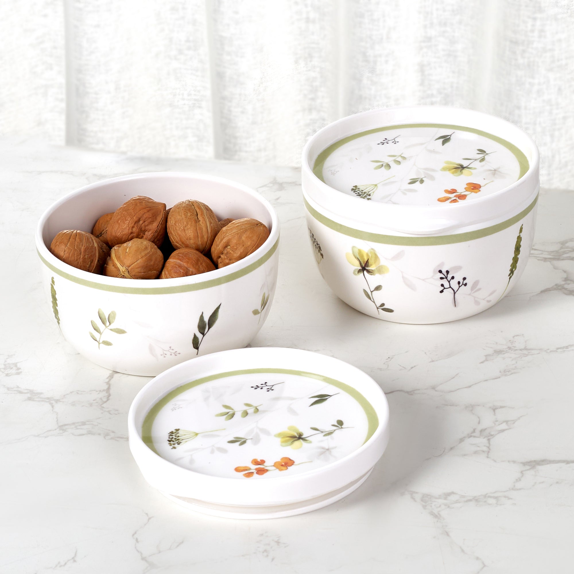 Springfield Melamine AirTight Jar Set Of 2 in Multi Colour