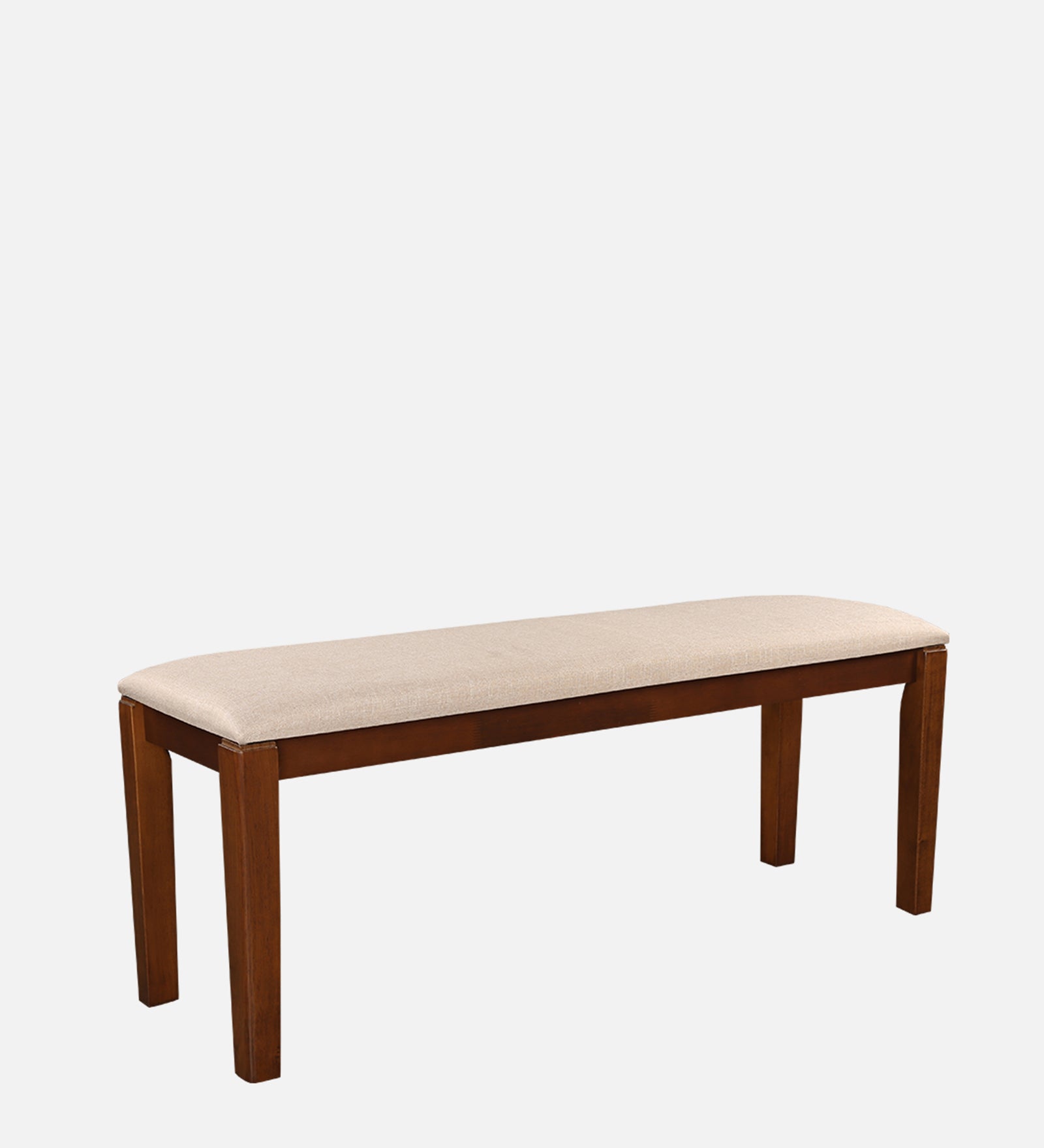 Quest Marble Top Six Seater Dining Set With Bench in Walnut Colour