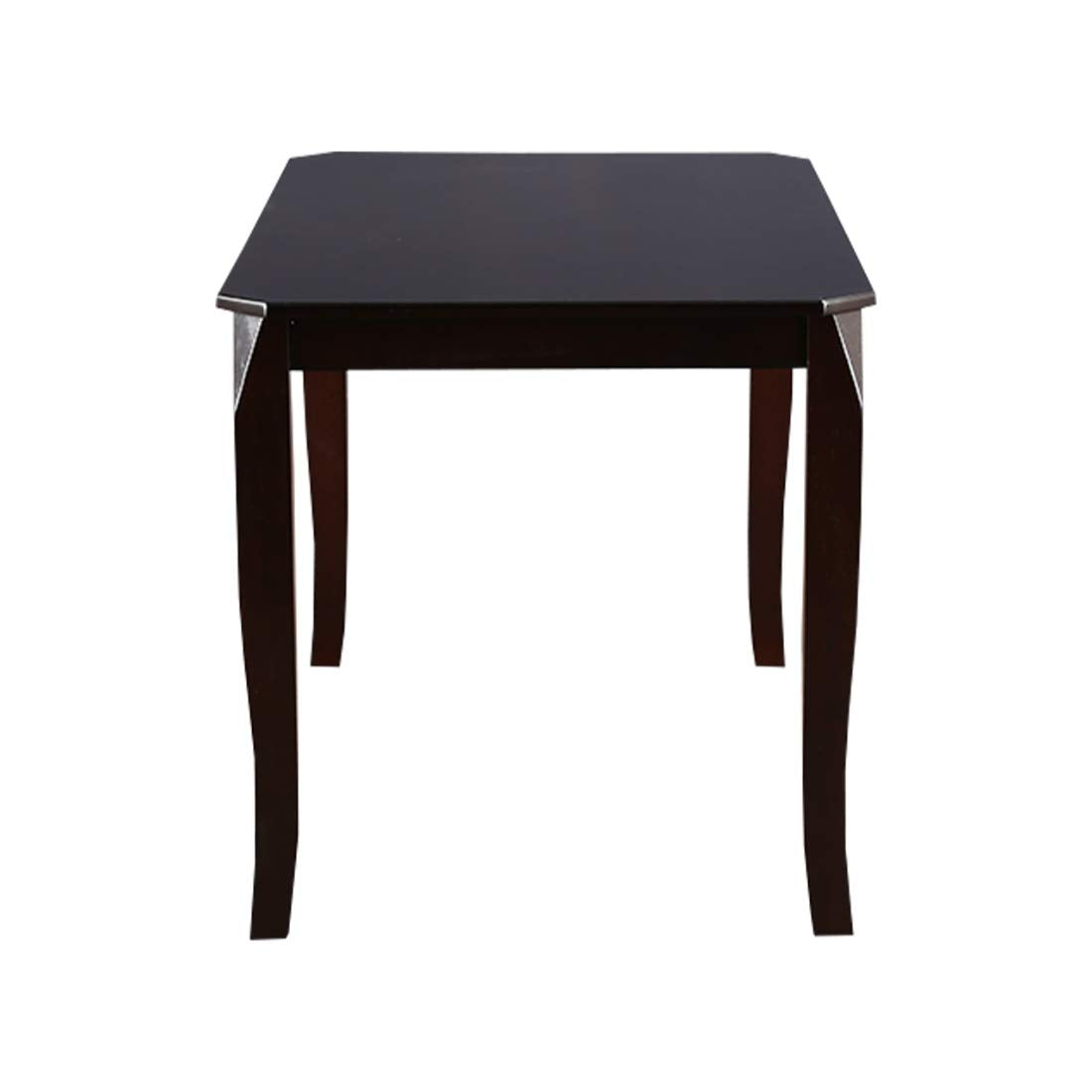 Cardiff Solid Wood 4-Seater Dining Table in Mocha Finish
