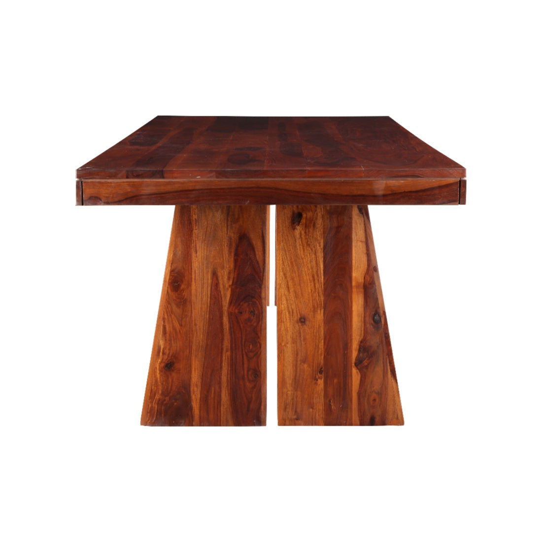 Austin Sheesham Wood(Rosewood) 8 Seater Dining Table in Honey Colour