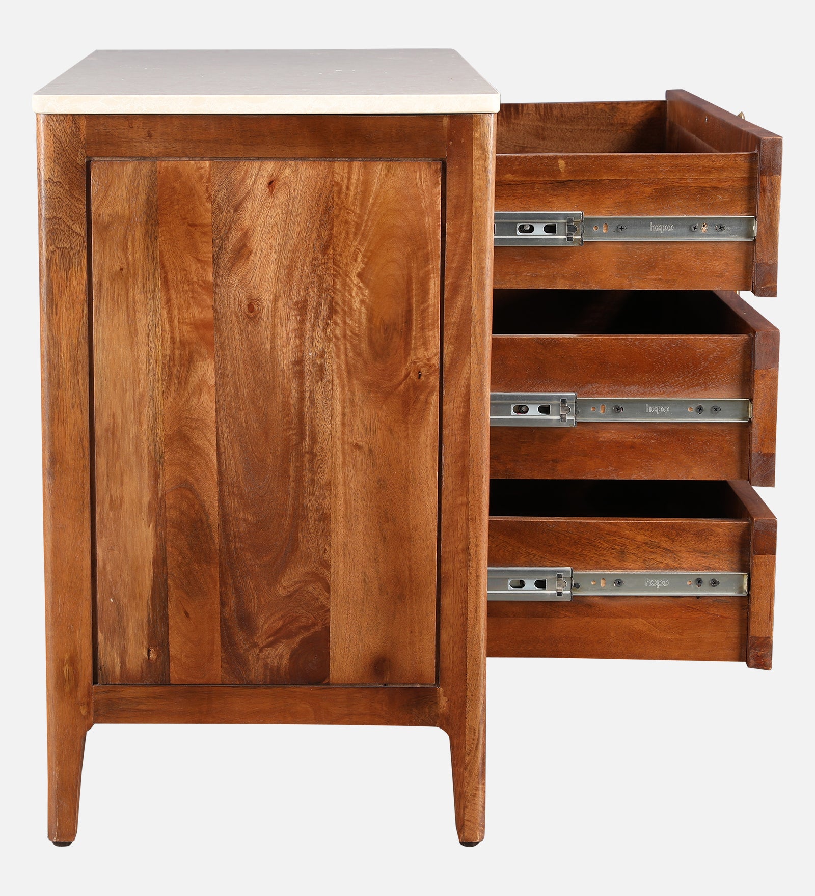 Siam Acacia Wood Chest Of Drawer in Honey Colour