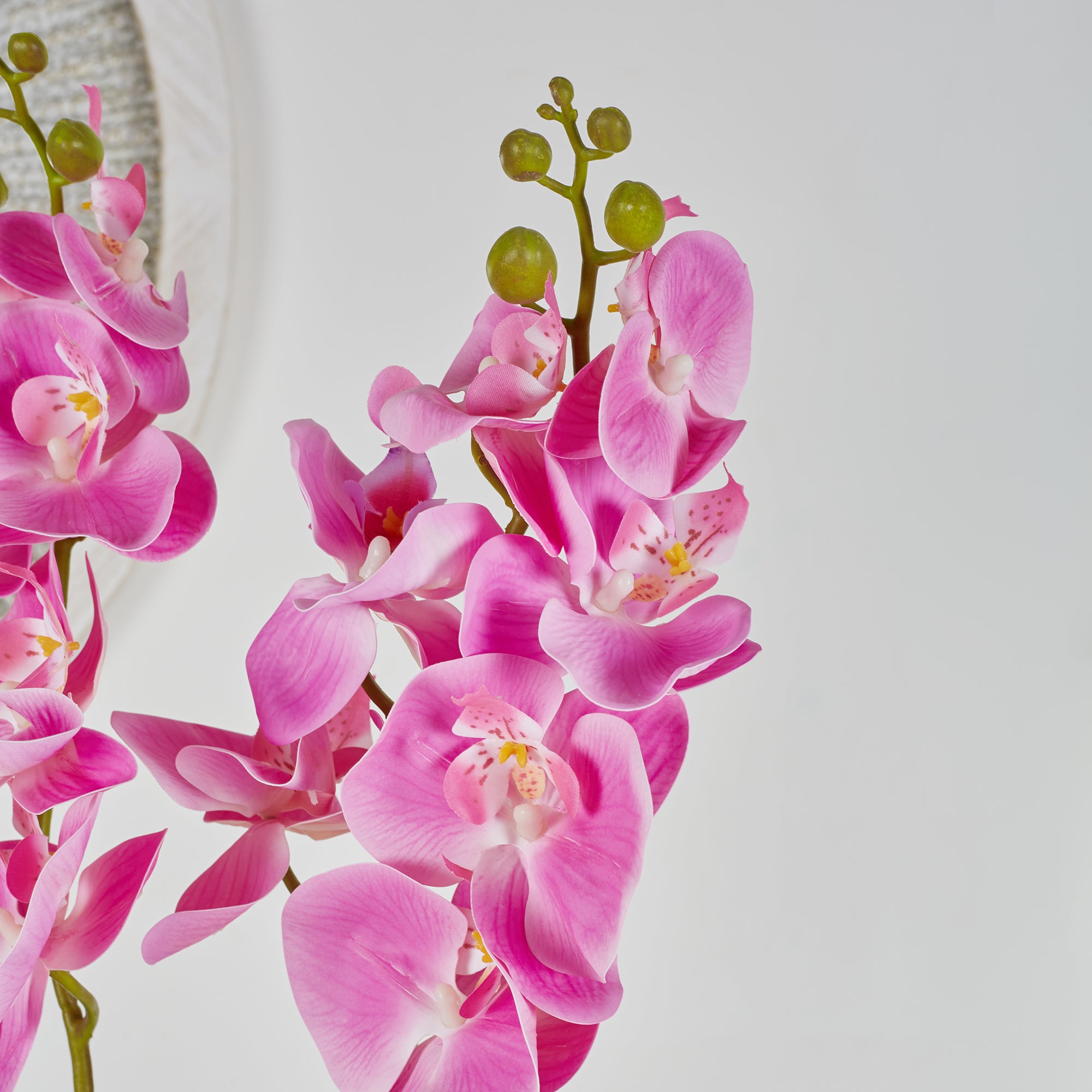 Ilana Artificial Orchid Potted Plant 55Cm in Pink Colour