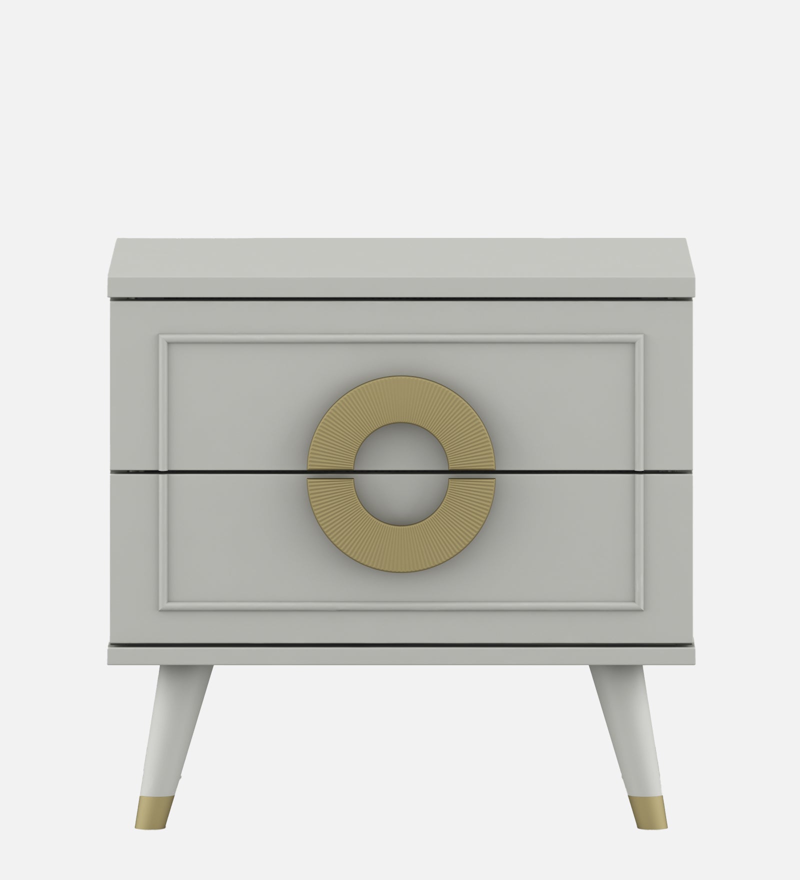Akira Bed Side Table in Pumic Grey Colour