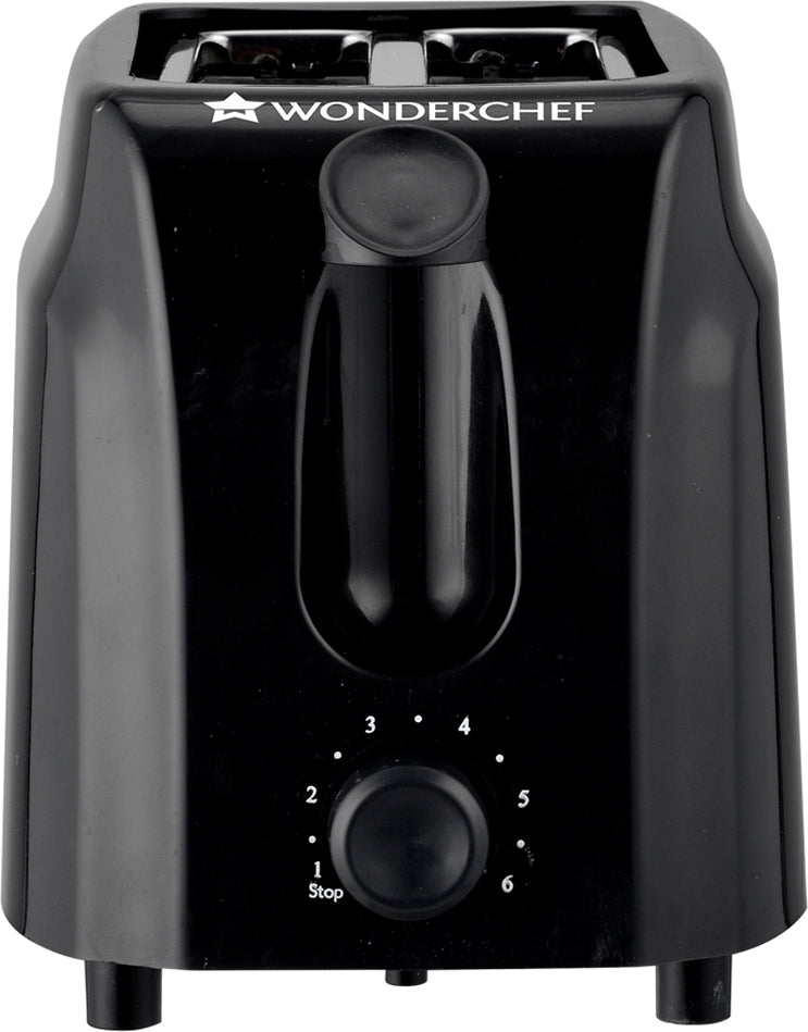 Acura Steel & Metal Slice Pop Up Toaster With 7 Browning Controls 750W in Black Colour
