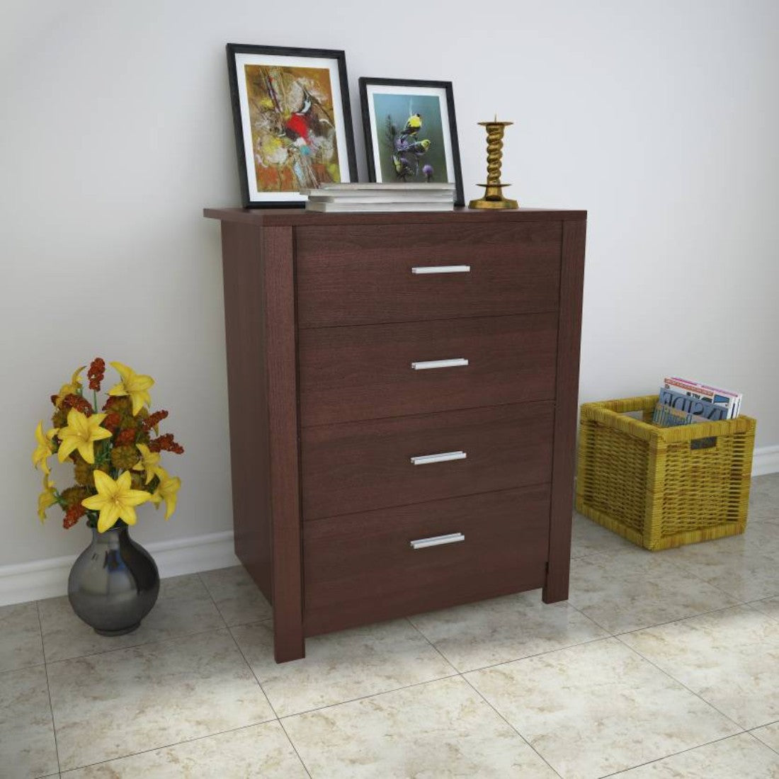 Renley Engineered Wood Multipurpose Cabinet in Beech Colour